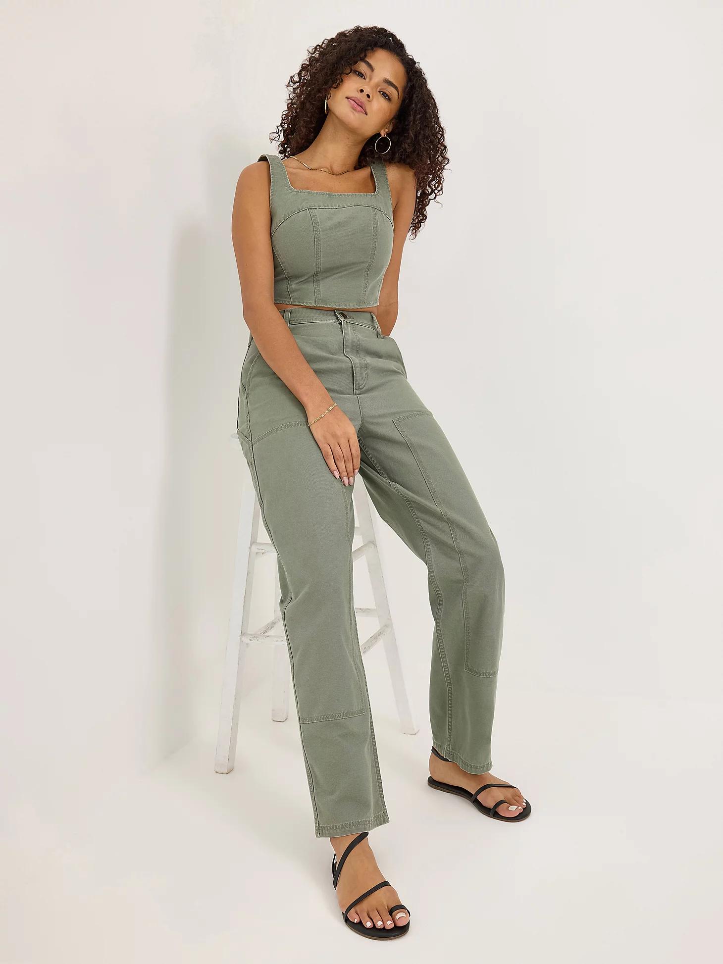 Women's Slim Corset Tank | Women's Tops & Tees | Lee® Product Image