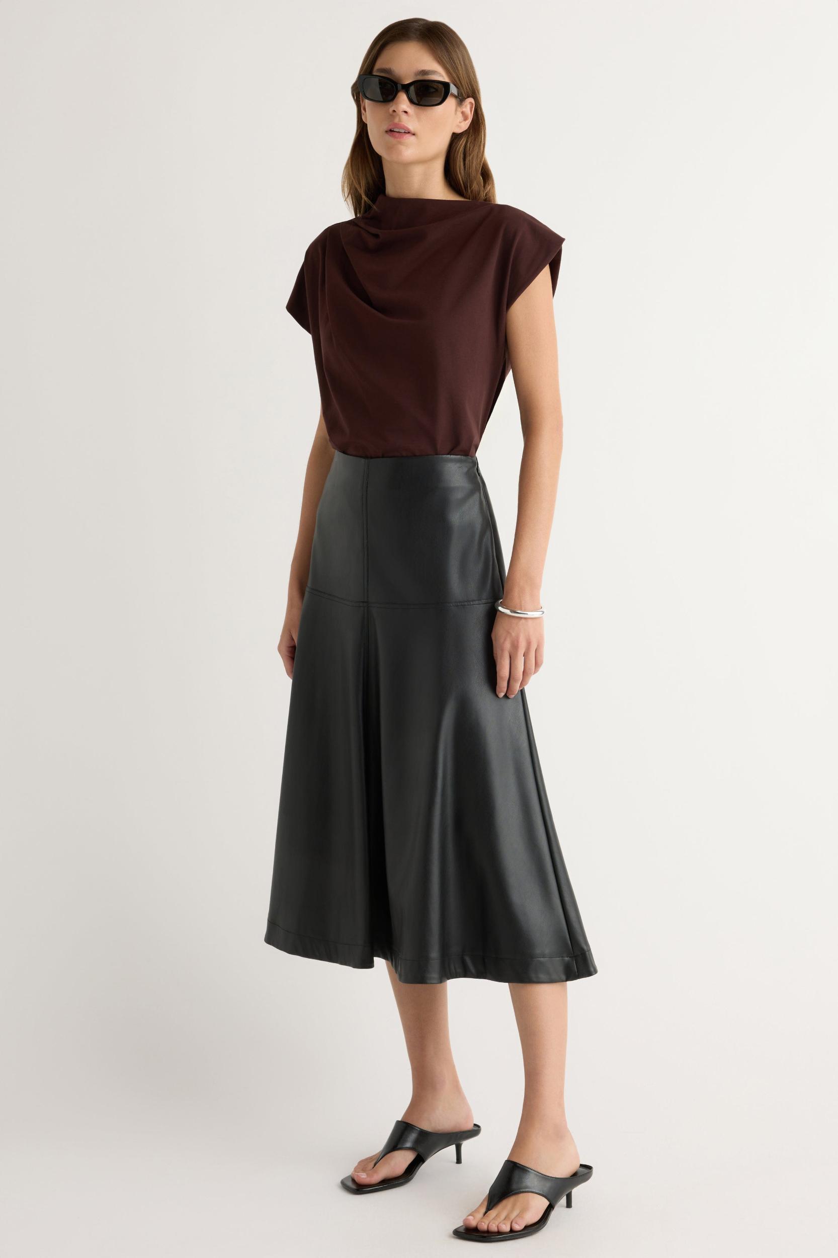 Kenny Asymmetric-Neck Tee Product Image