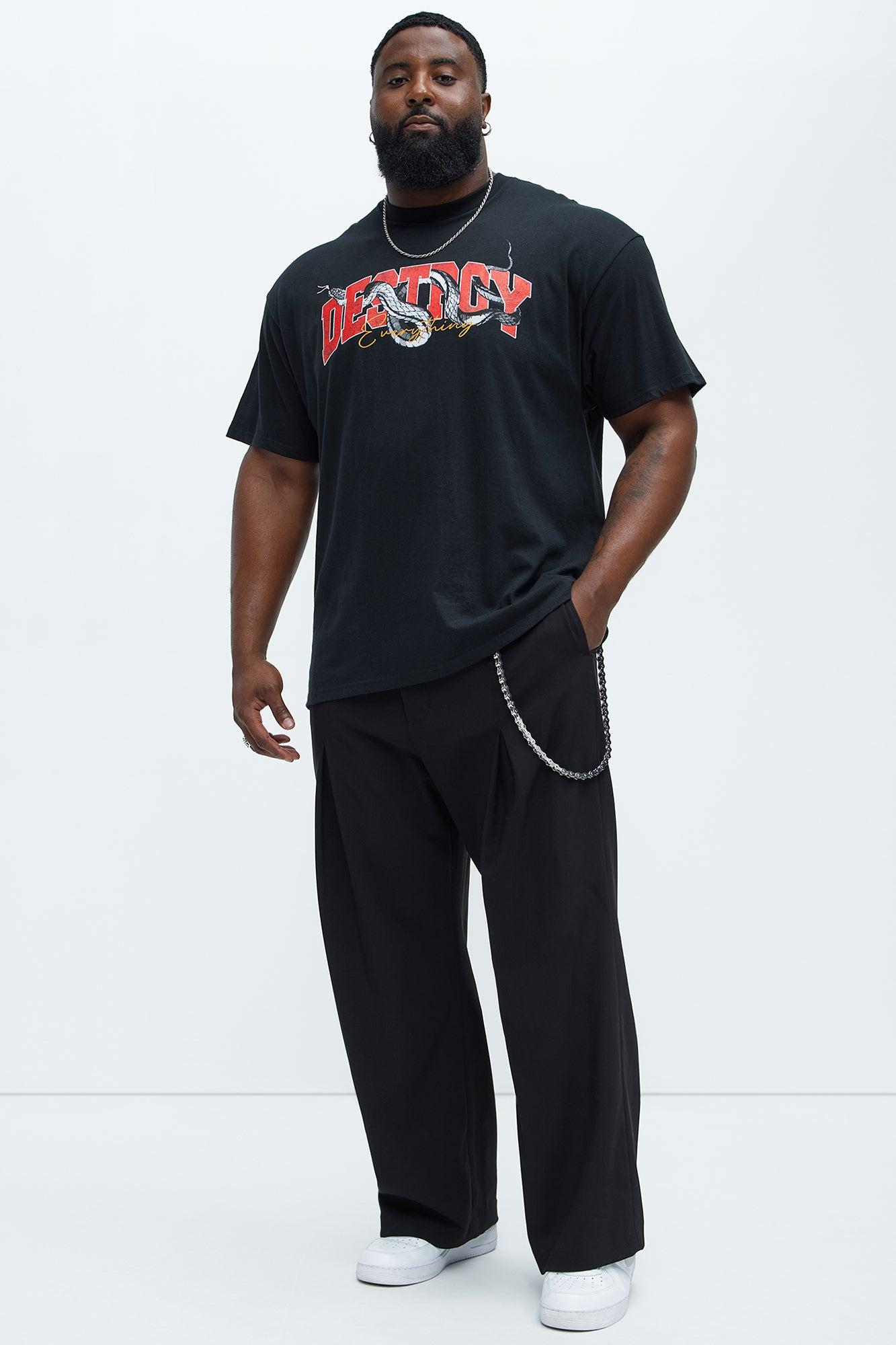 Destroy Everything Short Sleeve Tee - Black Product Image