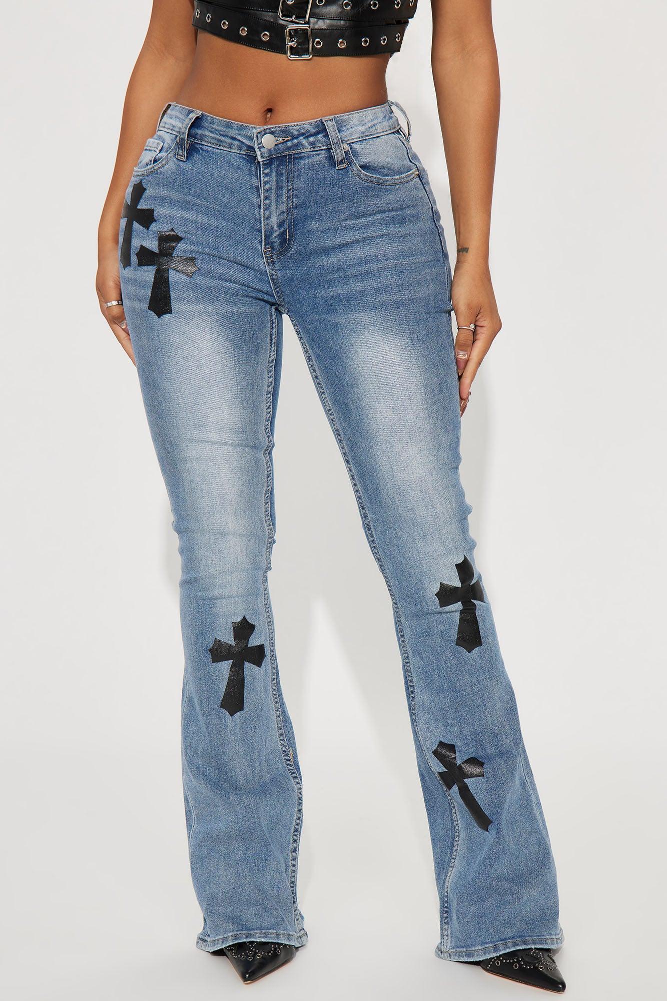 Just Like Heaven Stretch Bootcut Jean - Medium Wash Product Image