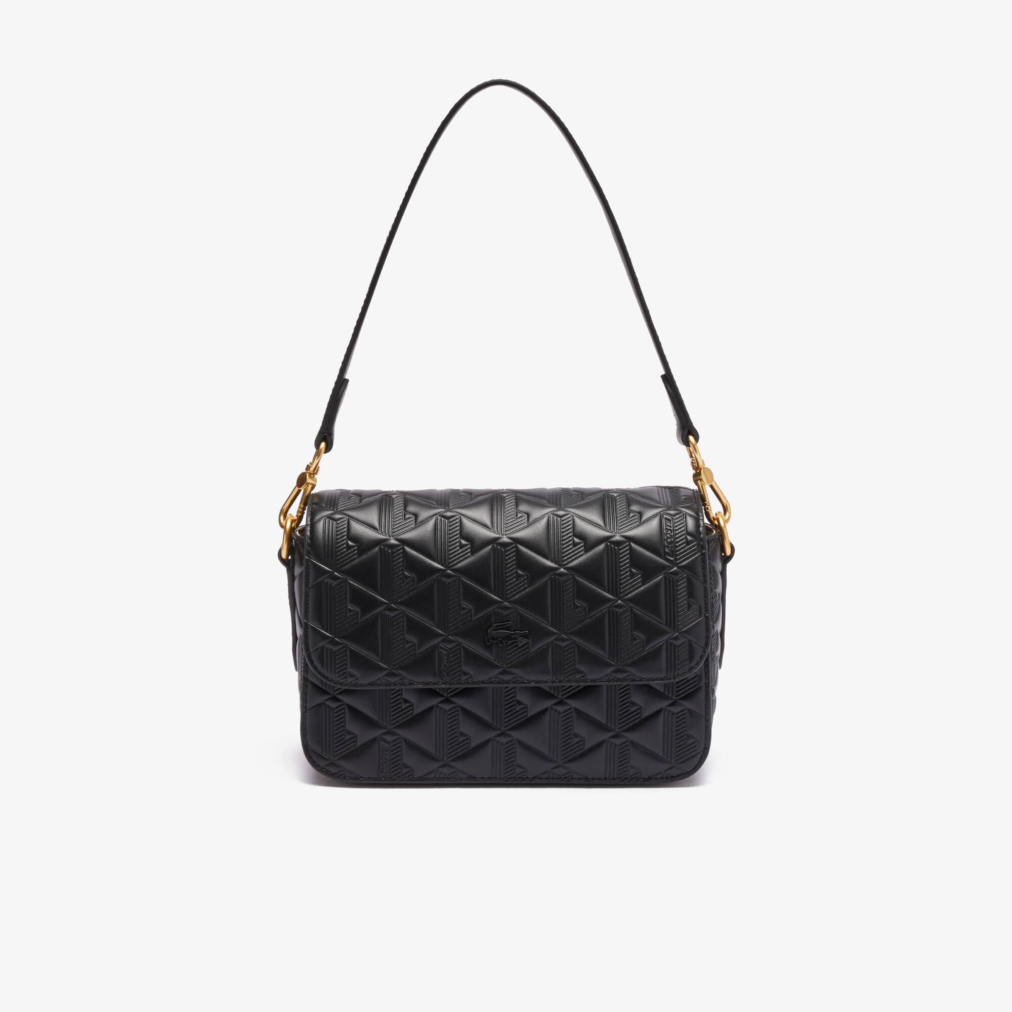 Maheki Embossed Leather Shoulder Bag Product Image