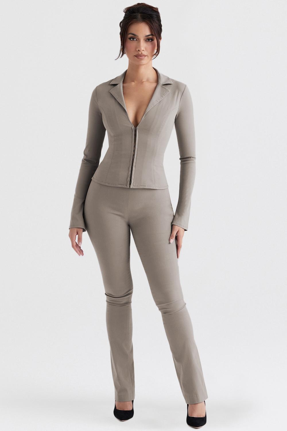 Laurel  smoke high waisted trousers Product Image