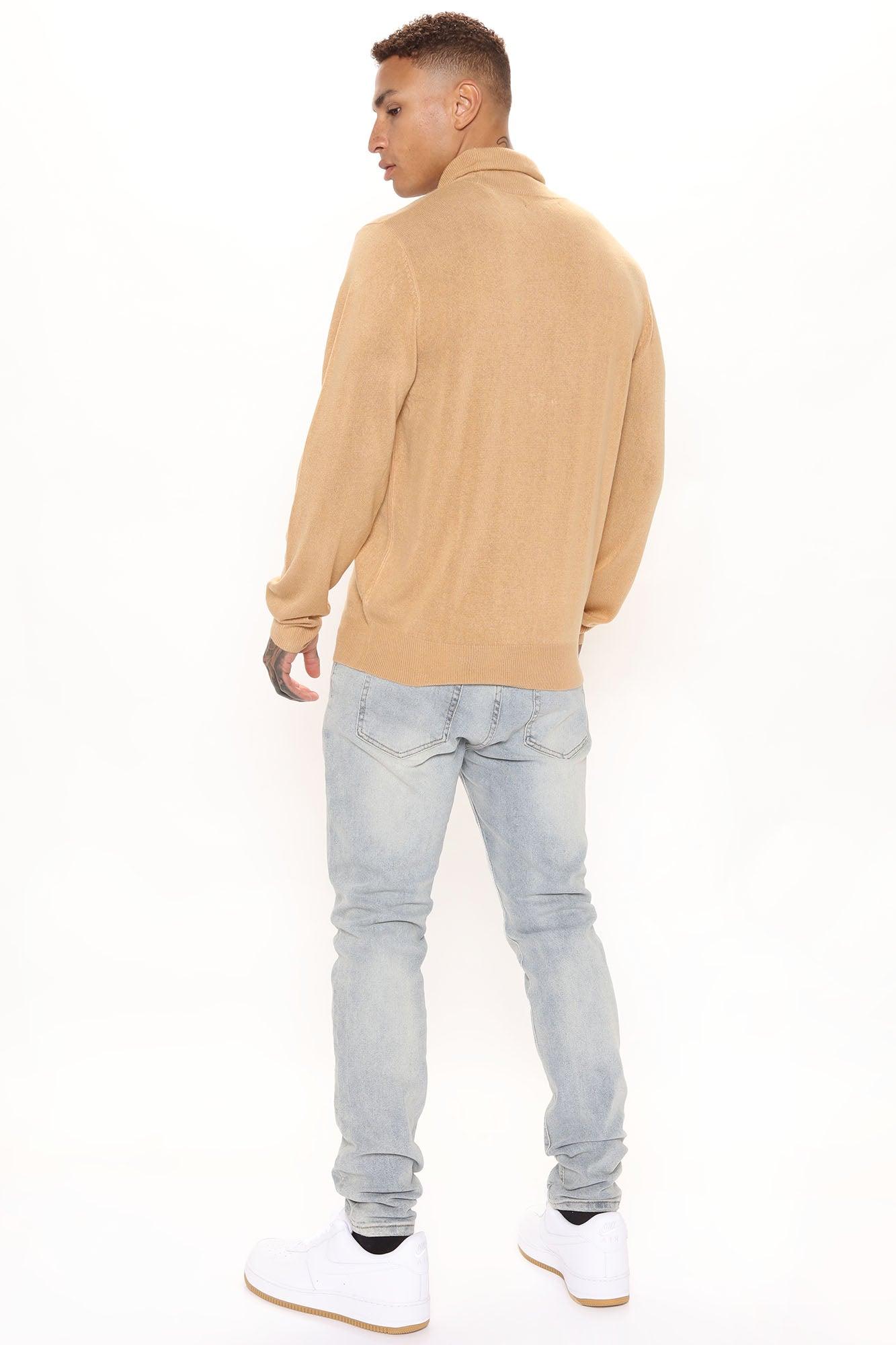 DeAngelo Turtleneck Sweater - Camel Male Product Image