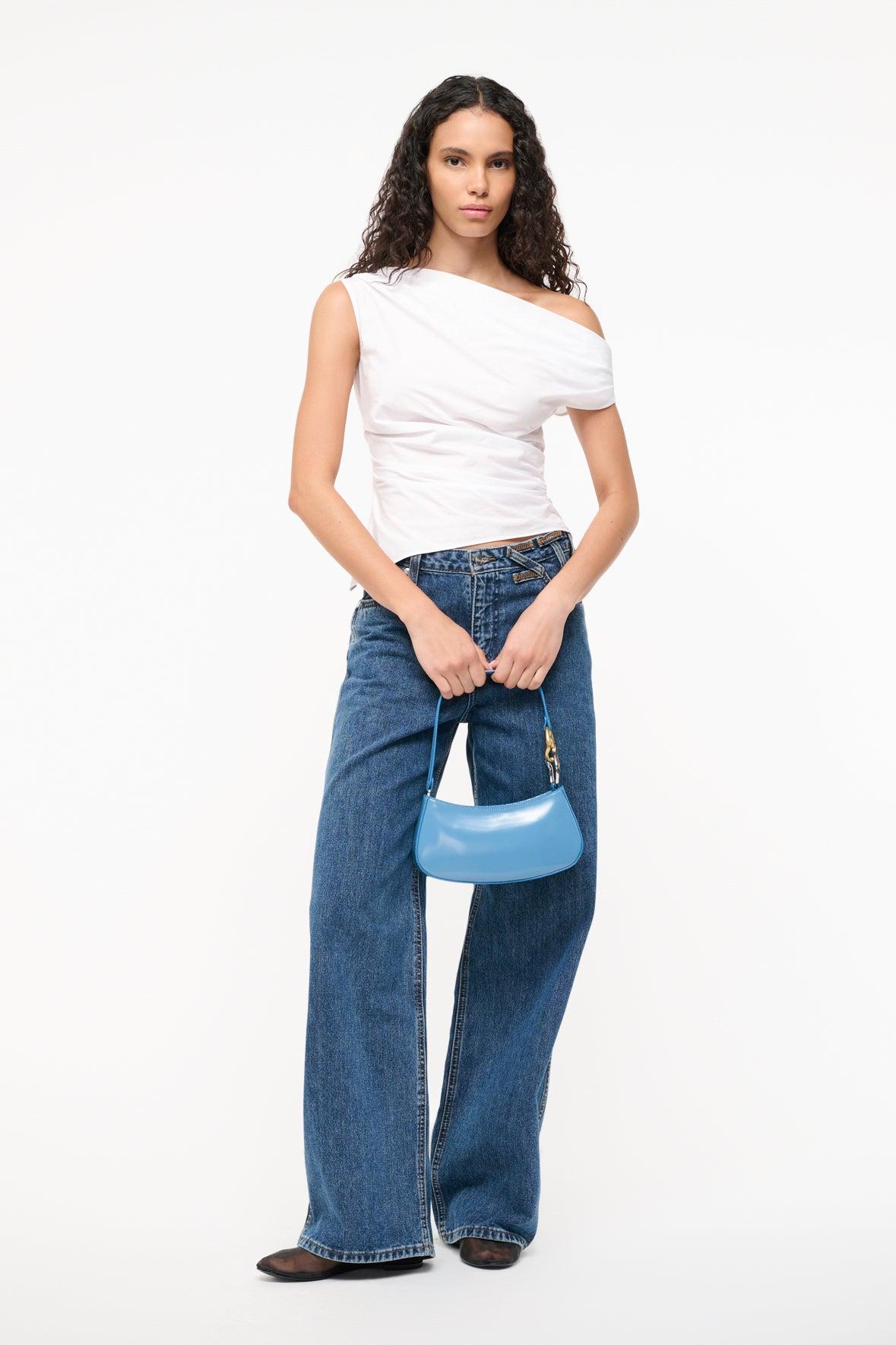OLLIE BAG | STAUD BLUE Product Image