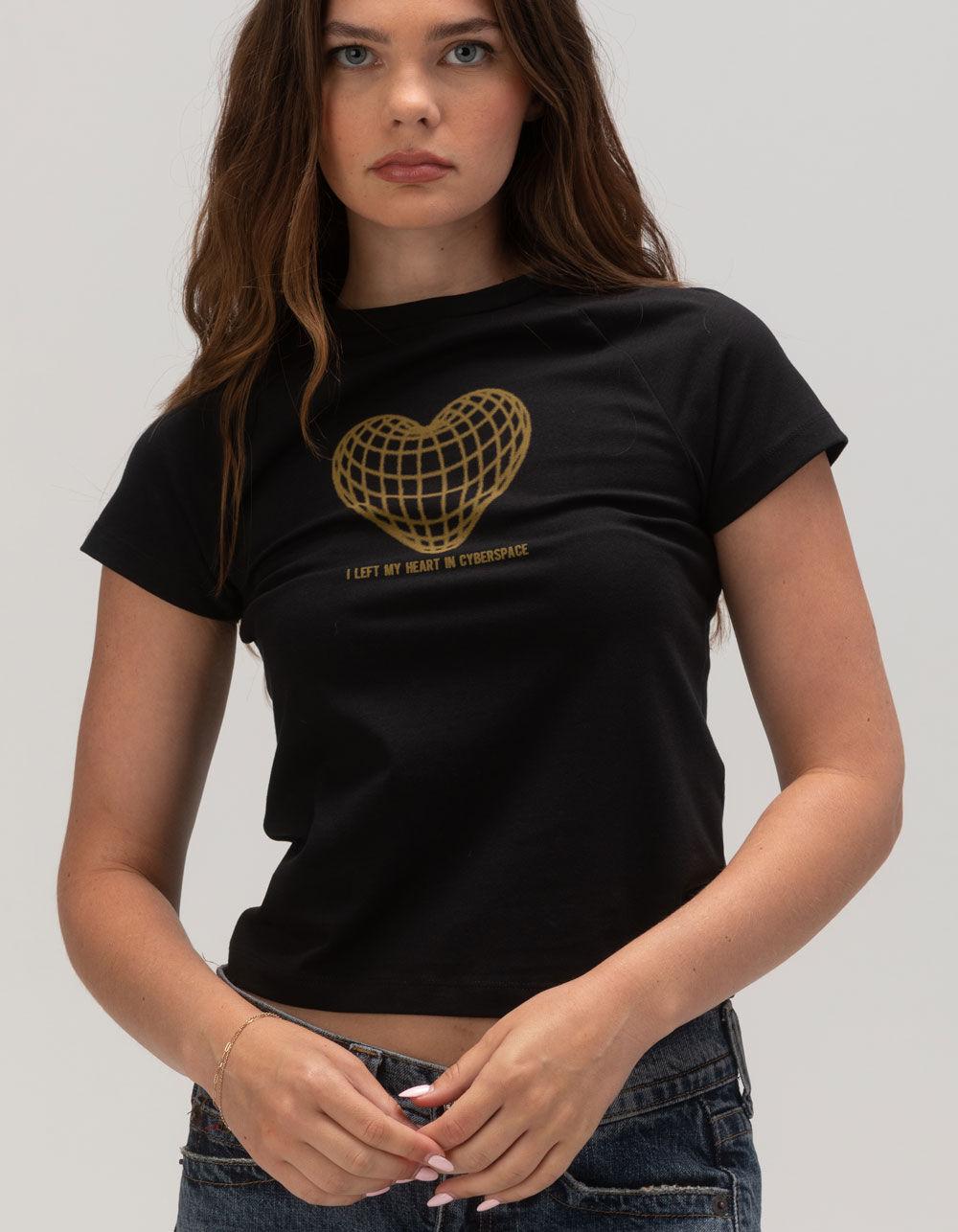 NOISY MAY Katinka Womens Tee - BLACK Product Image