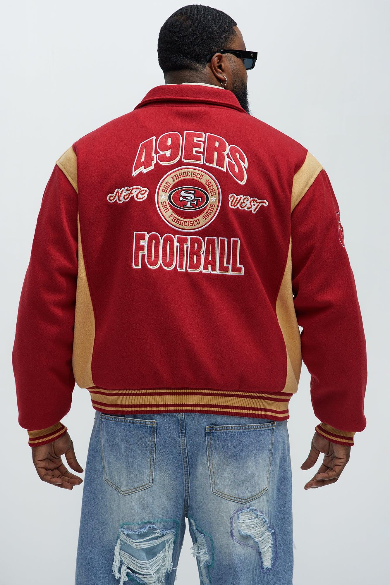 49ers Air Supremacy Jacket - Gold/Red Male Product Image