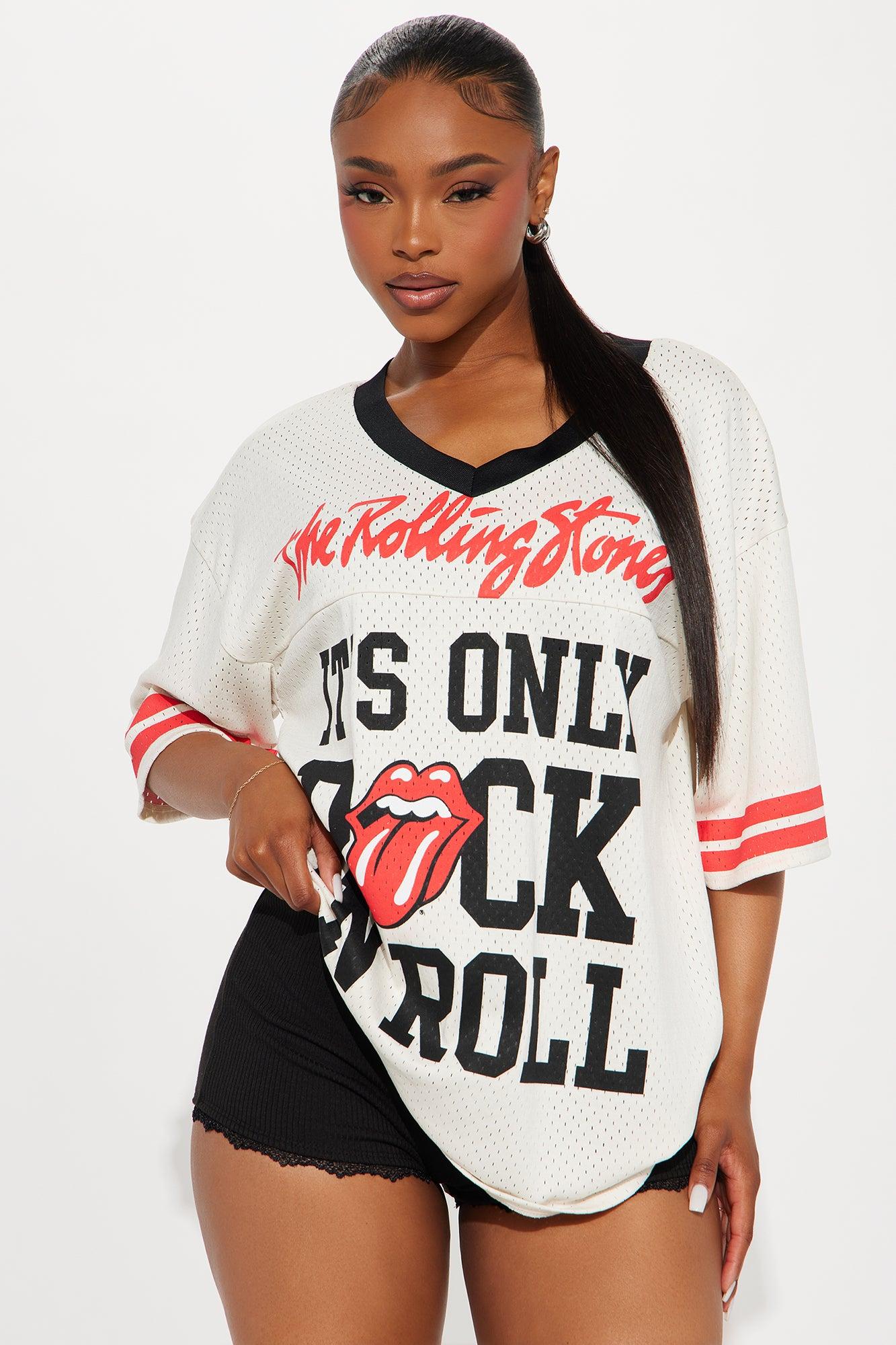 The Rolling Stones Jersey Tee - Cream Product Image