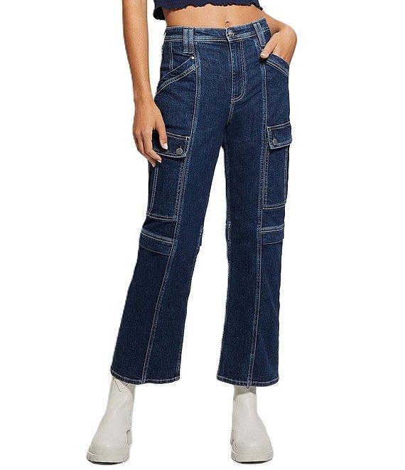 Guess 80s High Rise Cargo Jeans Product Image