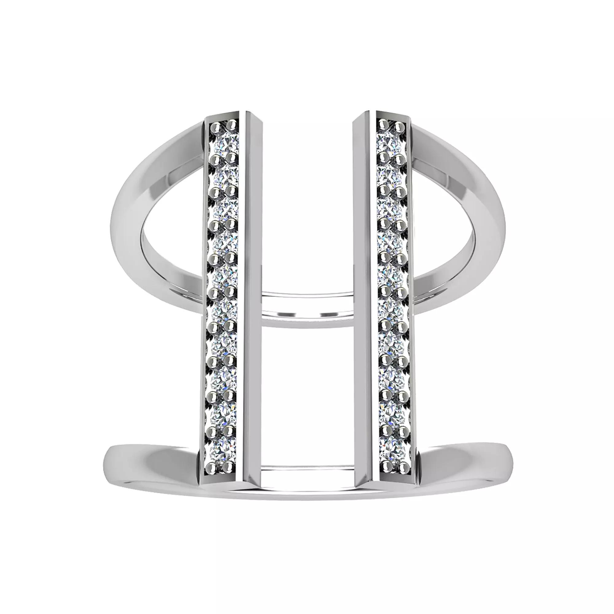 Sterling Silver Diamond Accent Ring, Women's, Size: 7 Product Image