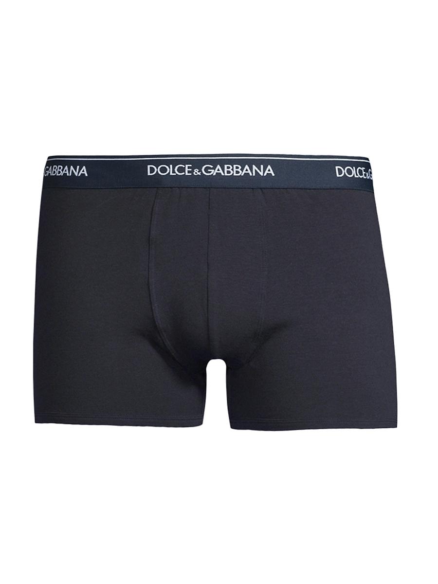 Mens Logo Waistband 2-Pack Stretch Cotton Boxers Product Image