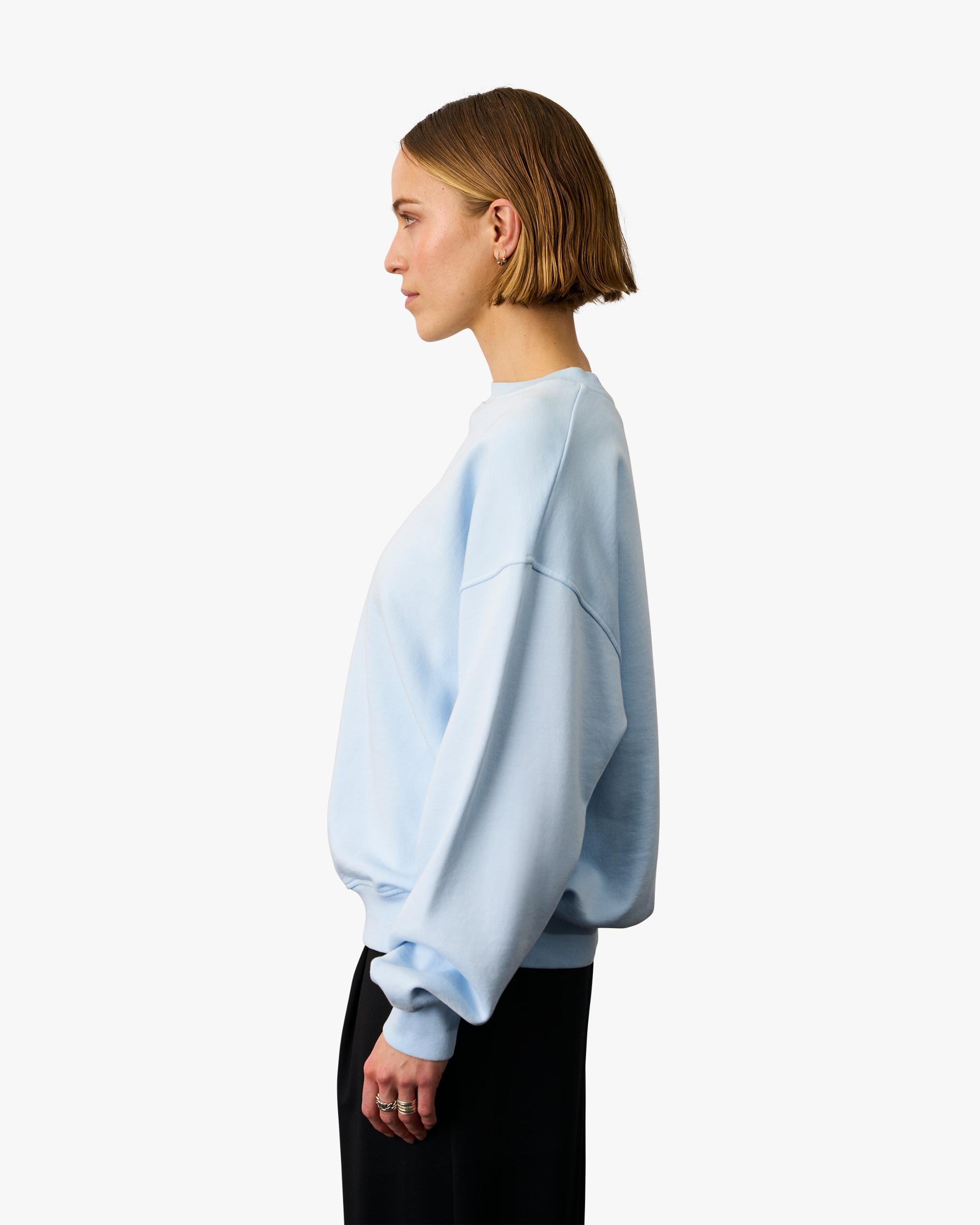 Organic Oversized Crew - Oyster Grey Product Image