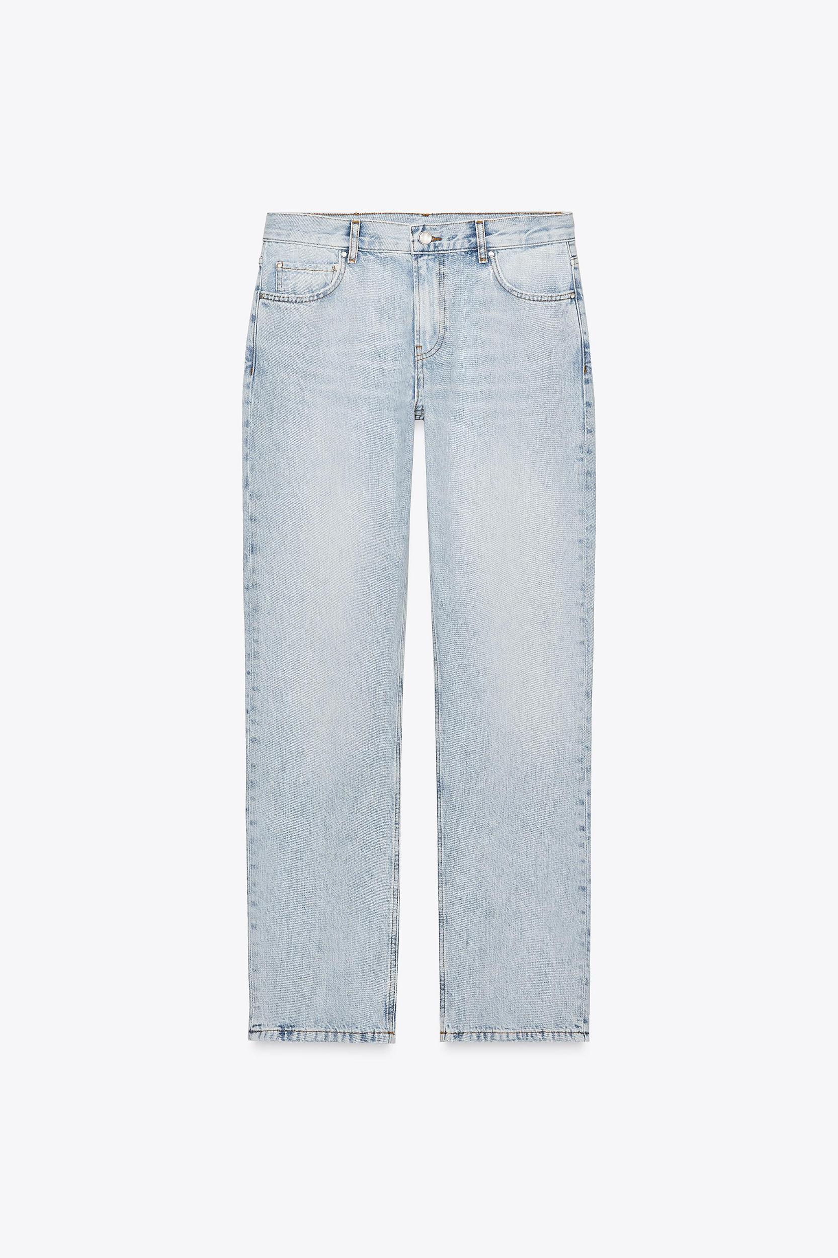 ZW COLLECTION LOW RISE STRAIGHT BOOTCUT JEANS Product Image