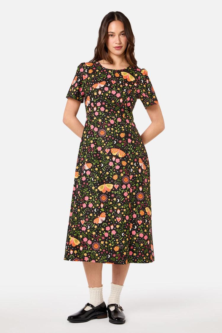 Folk Art Midi Dress Product Image