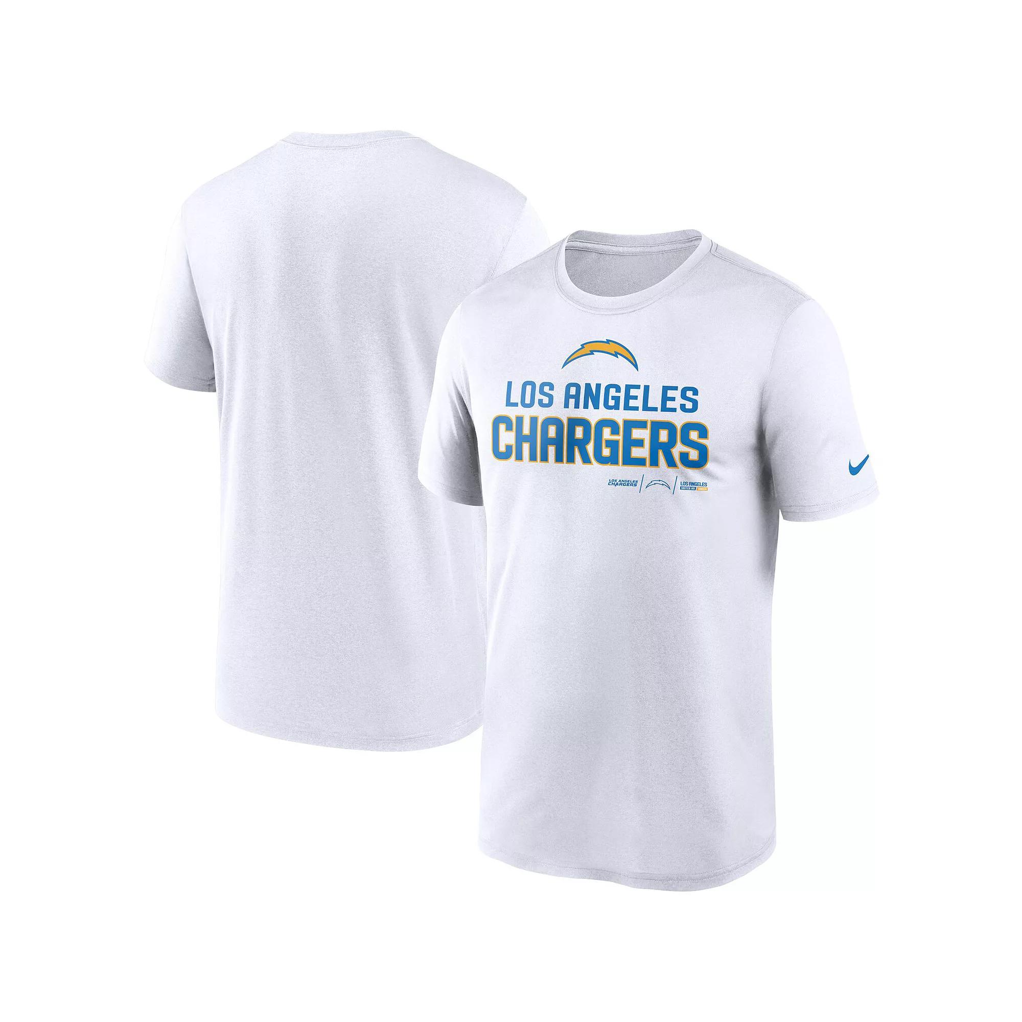 Men's Nike White Los Angeles Chargers Legend Community Performance T-Shirt,  Product Image