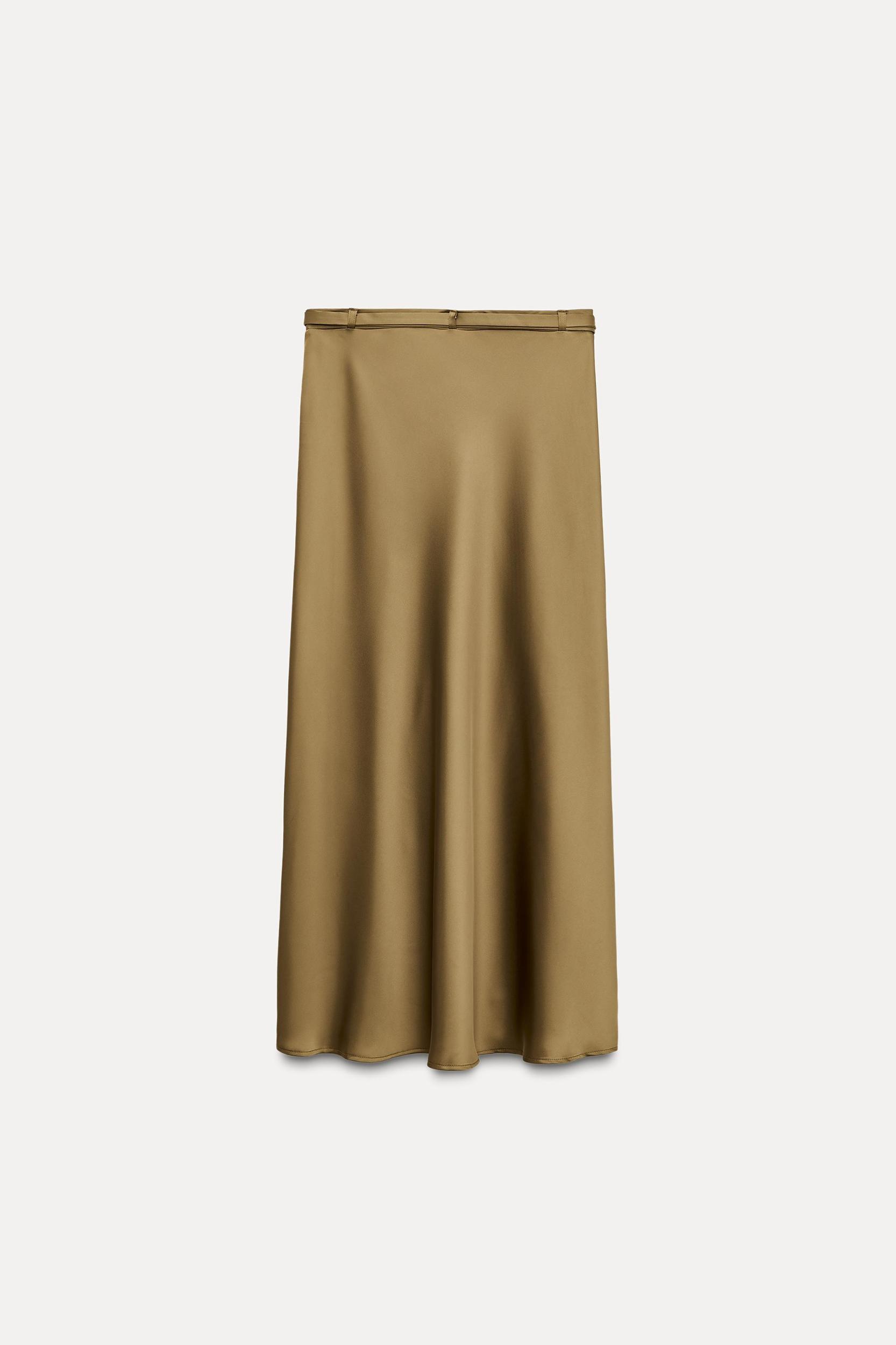 MIDI SKIRT WITH BELT Product Image