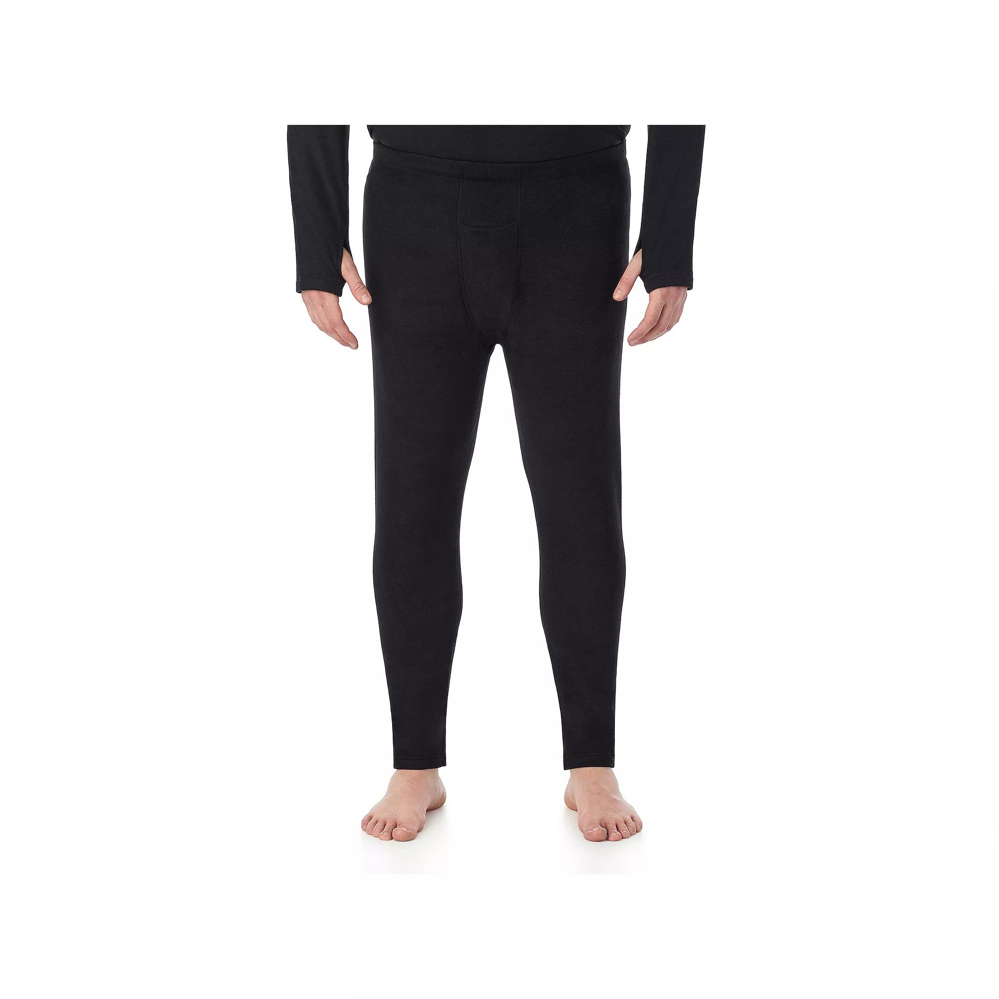 Big & Tall Cuddl Duds® Midweight Fleecewear Performance Base Layer Pants, Men's,  Product Image