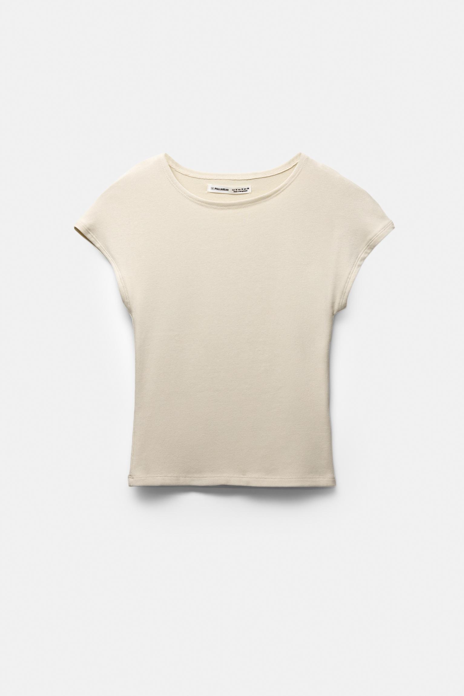 Fitted T-shirt with whole sleeves Product Image