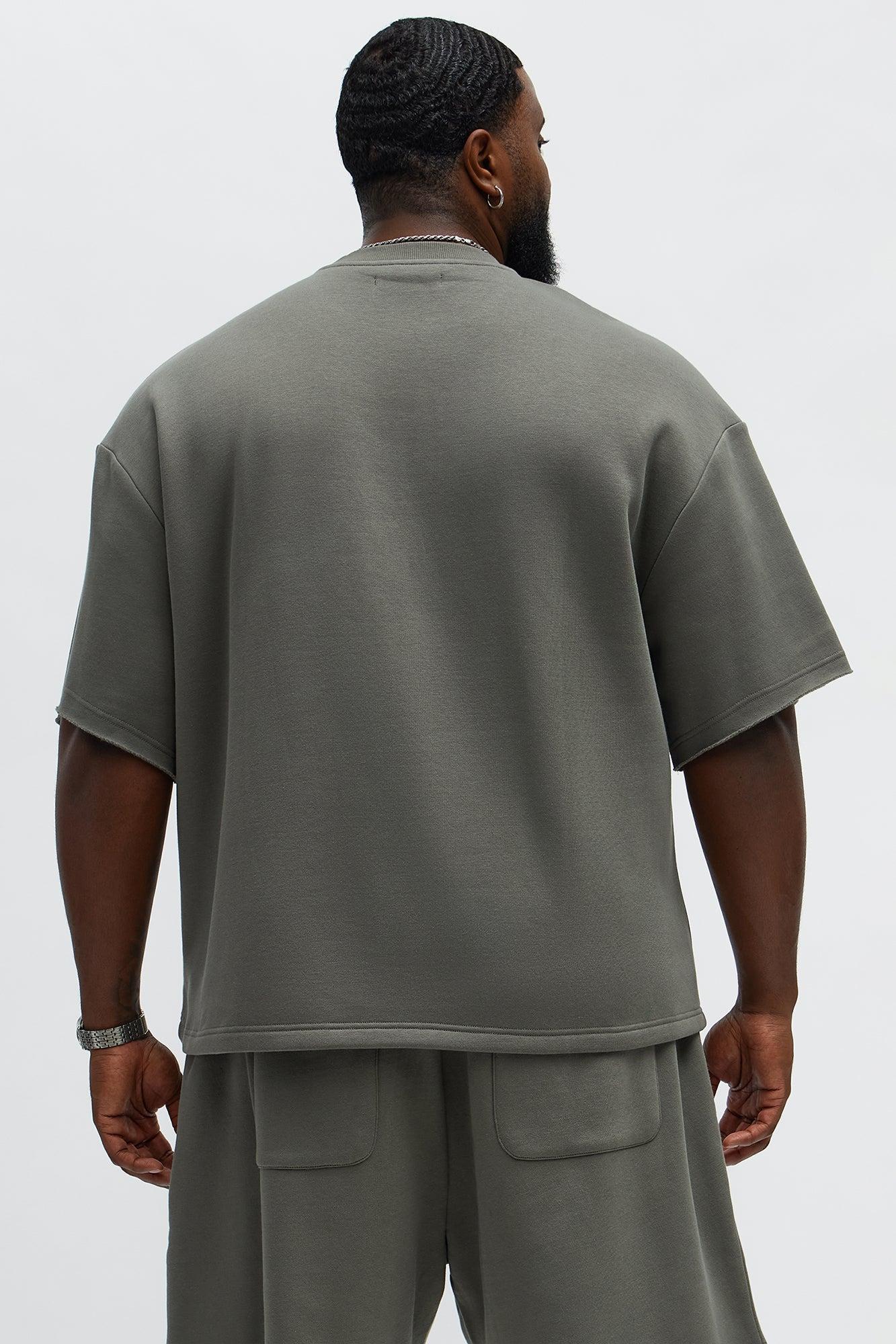 Tyson Trust Issues Short Sleeve Tee - Dark Grey Male Product Image