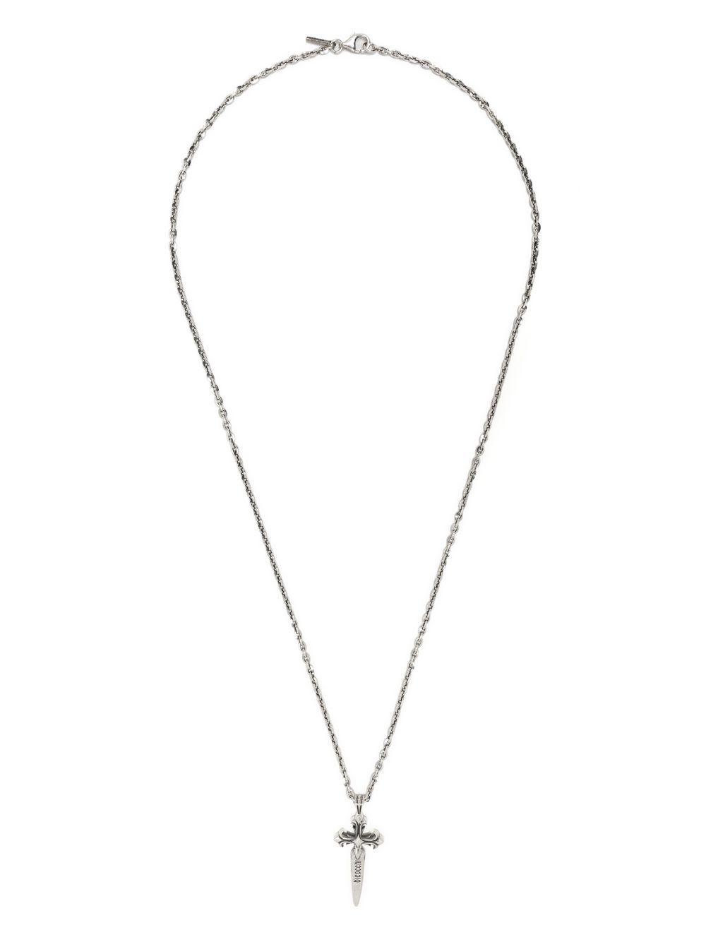 dagger-cross pendant necklace Product Image