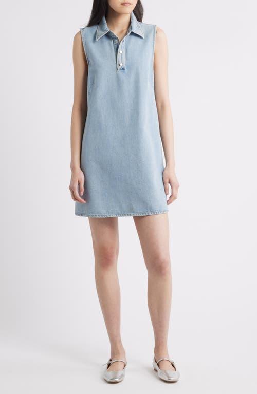FRAME The City Shift Denim Dress In Blue Product Image