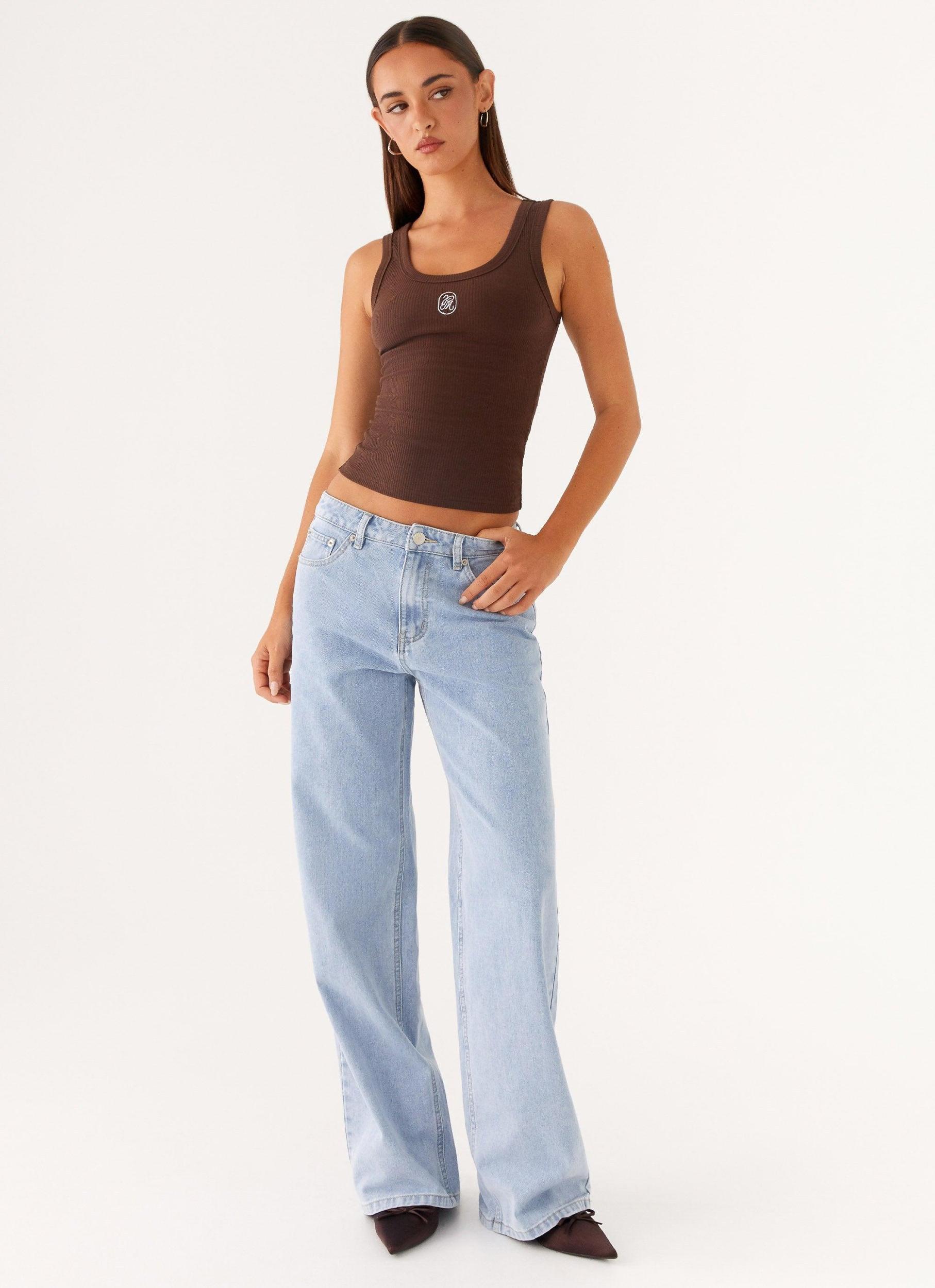 Keanna Low Rise Denim Jeans - Sky Product Image