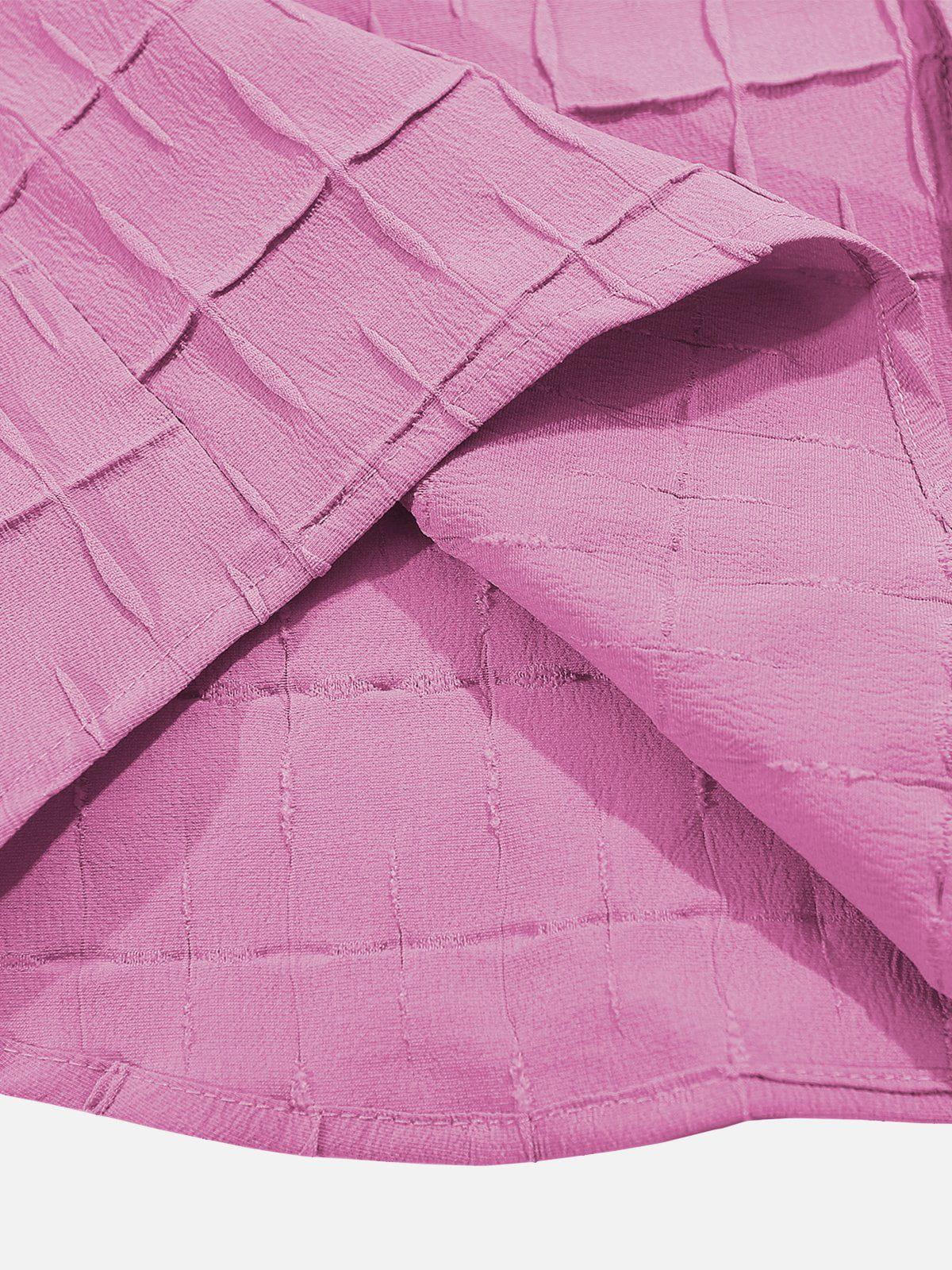 Aelfric Eden Embroidery Rabbit Texture Shirt Product Image