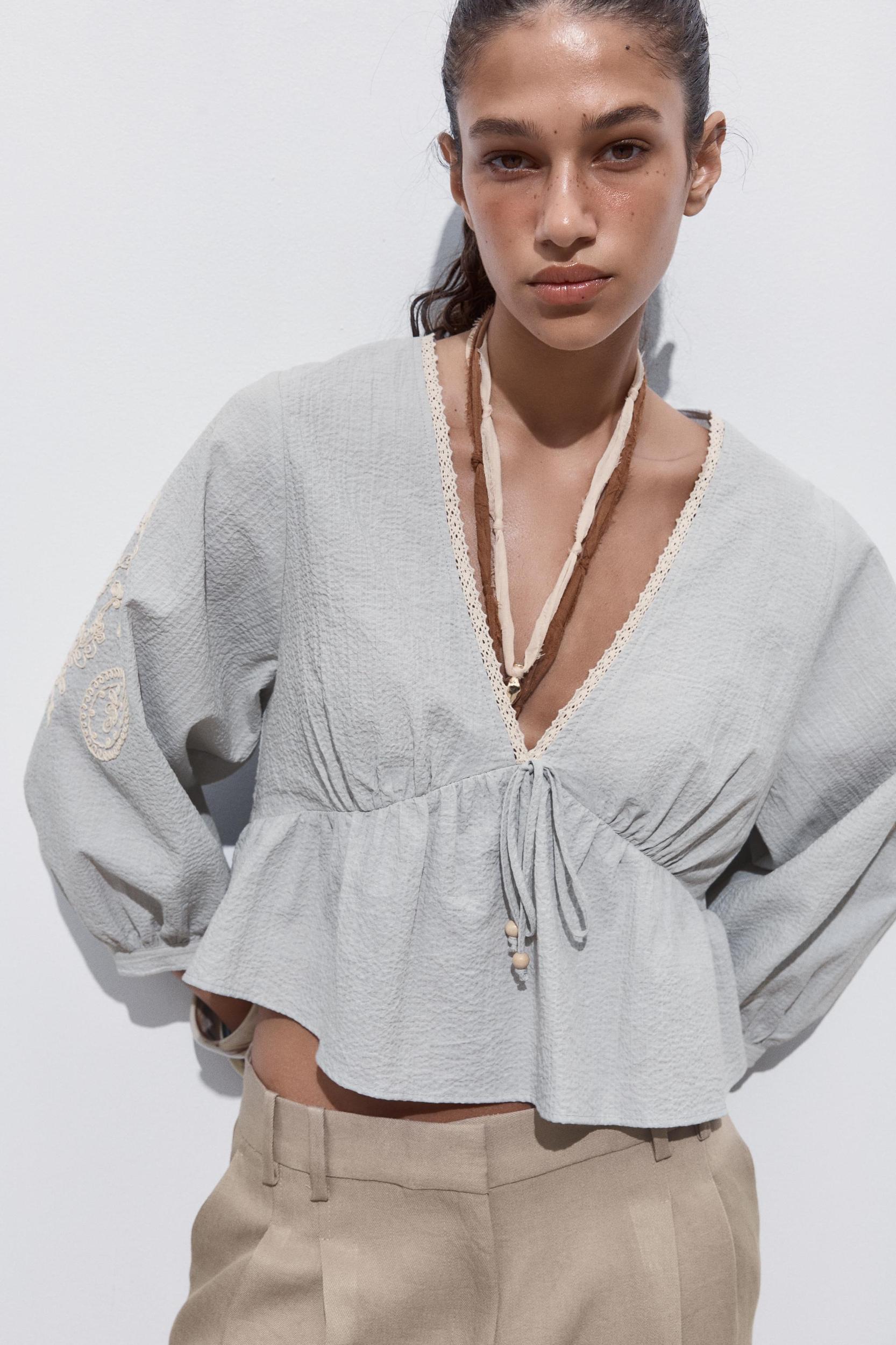 EMBROIDERED RUSTIC TOP Product Image