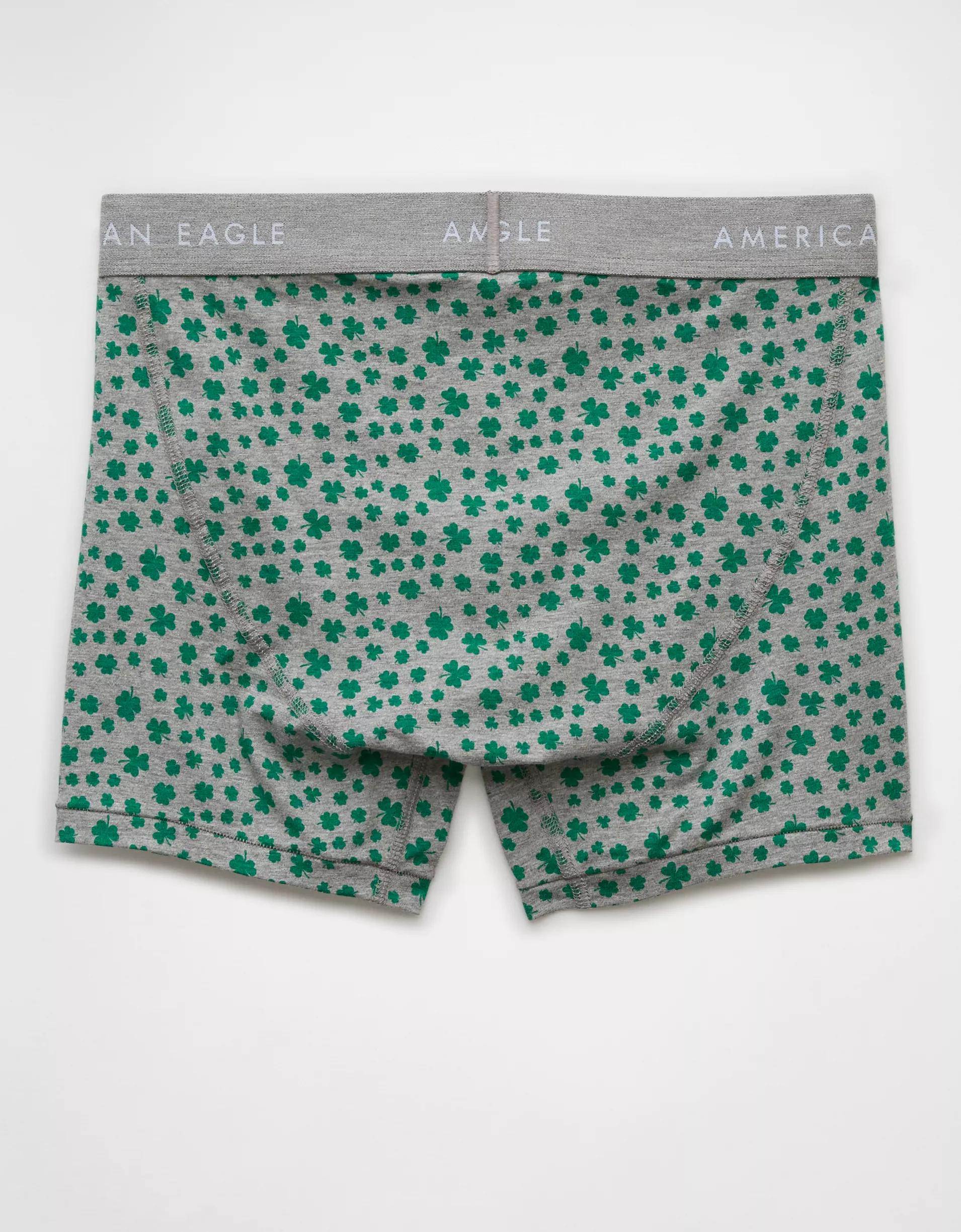 AEO Men's St. Patrick's Day Clovers 4.5" Classic Boxer Brief Product Image