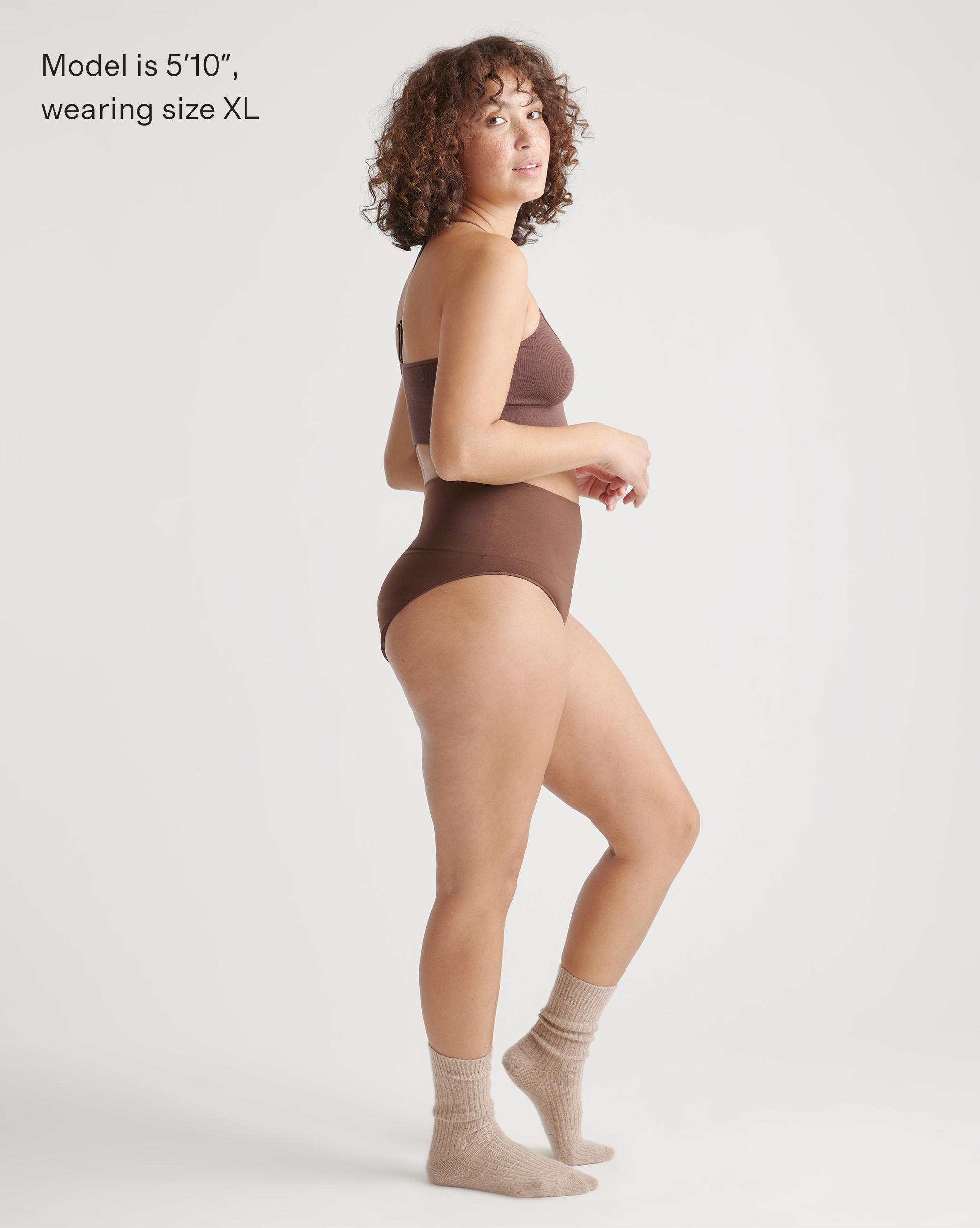 Quince | Women's Shaping High-Waisted Brief Nylon/Spandex Product Image