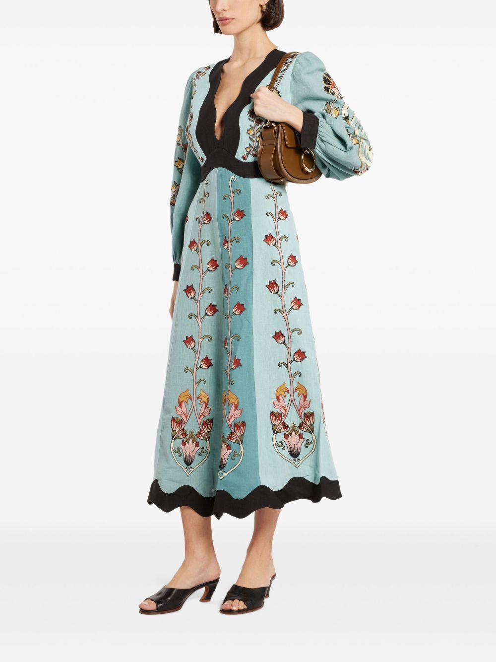 Flowing Beauty midi dress Product Image