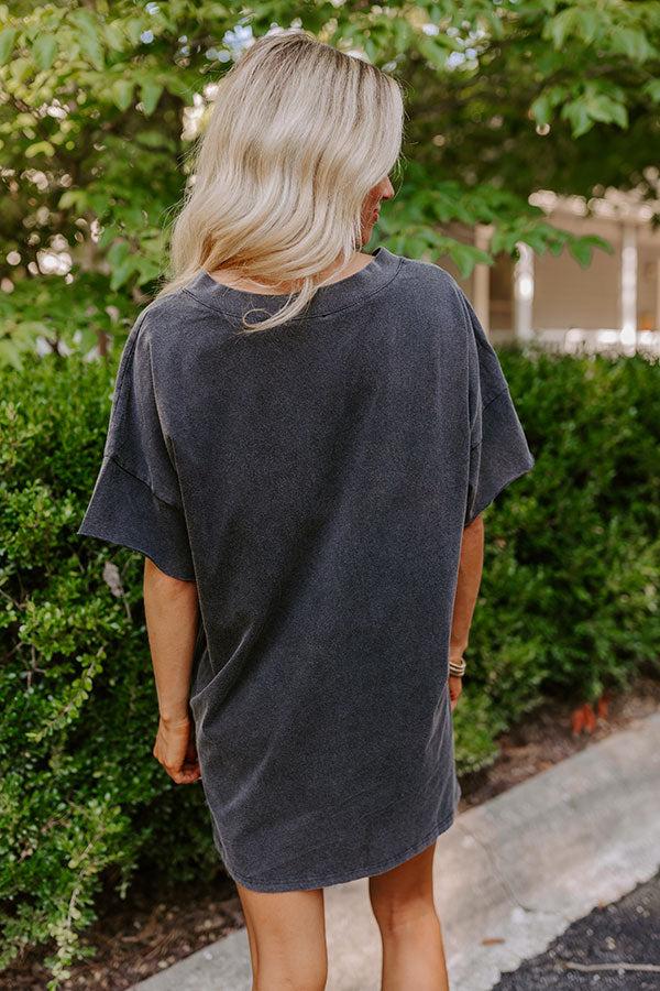 Casual Meetup Oversized Tee in Vintage Black Product Image