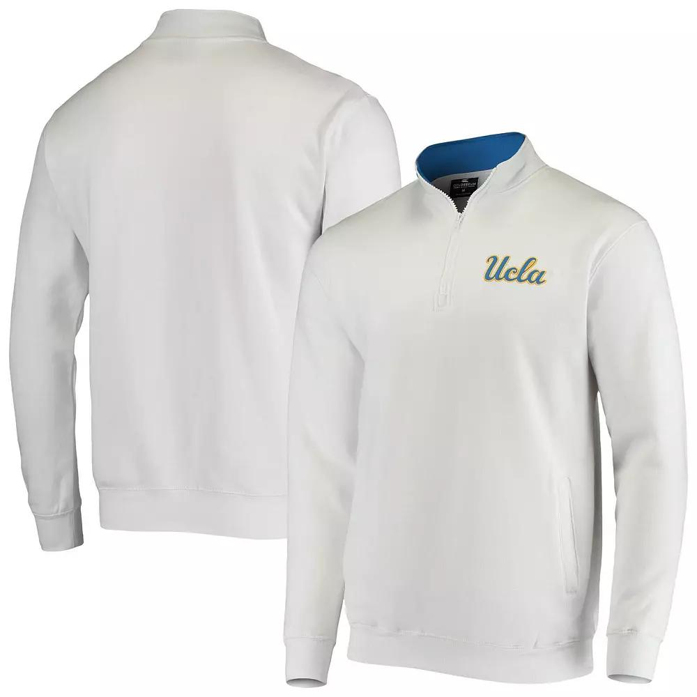 Men's Colosseum White UCLA Bruins Tortugas Logo Quarter-Zip Jacket,  Product Image