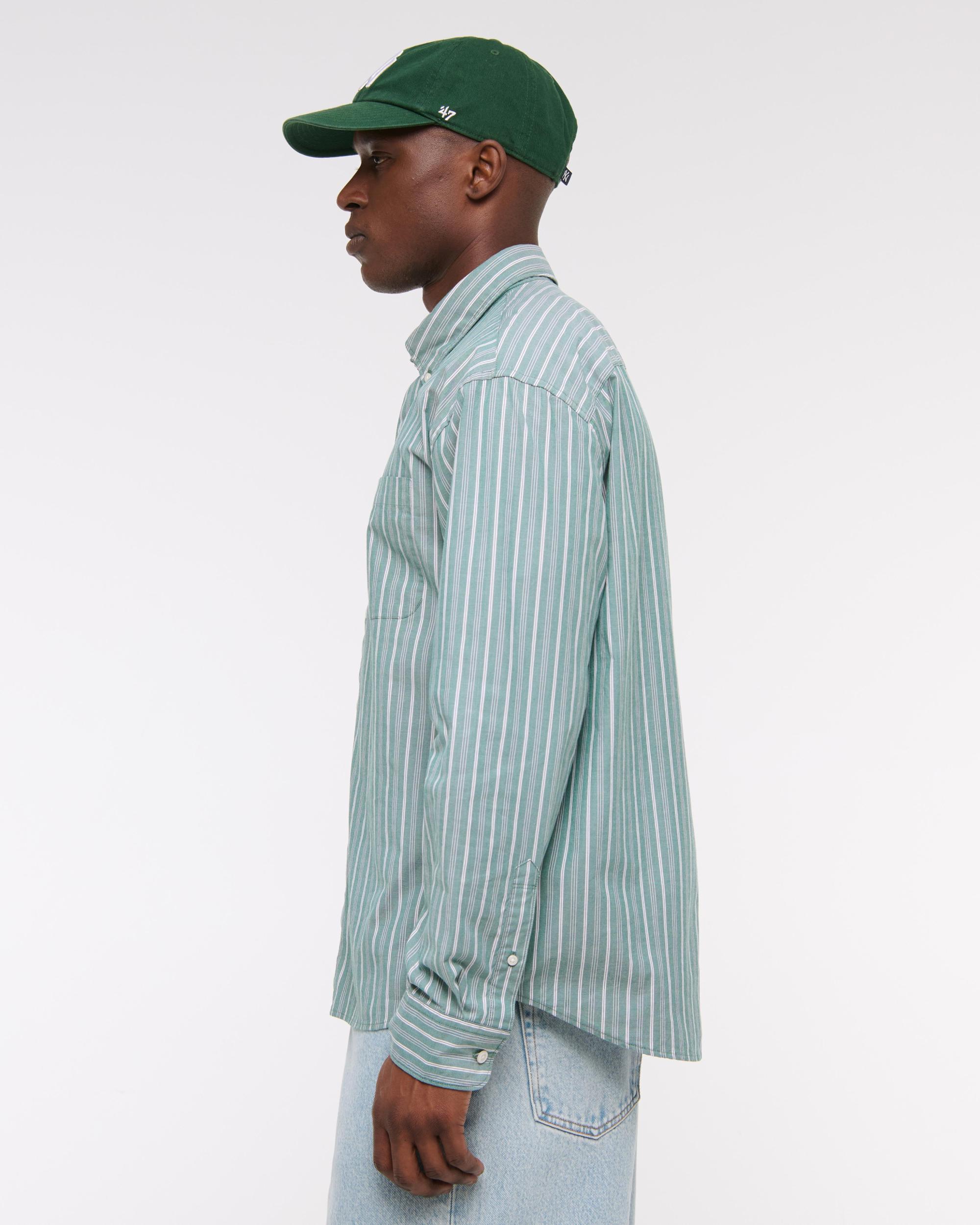 Poplin Button-Up Shirt Product Image