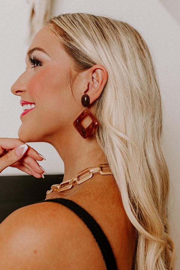 Sweet Stolen Moments Earrings In Maple Product Image