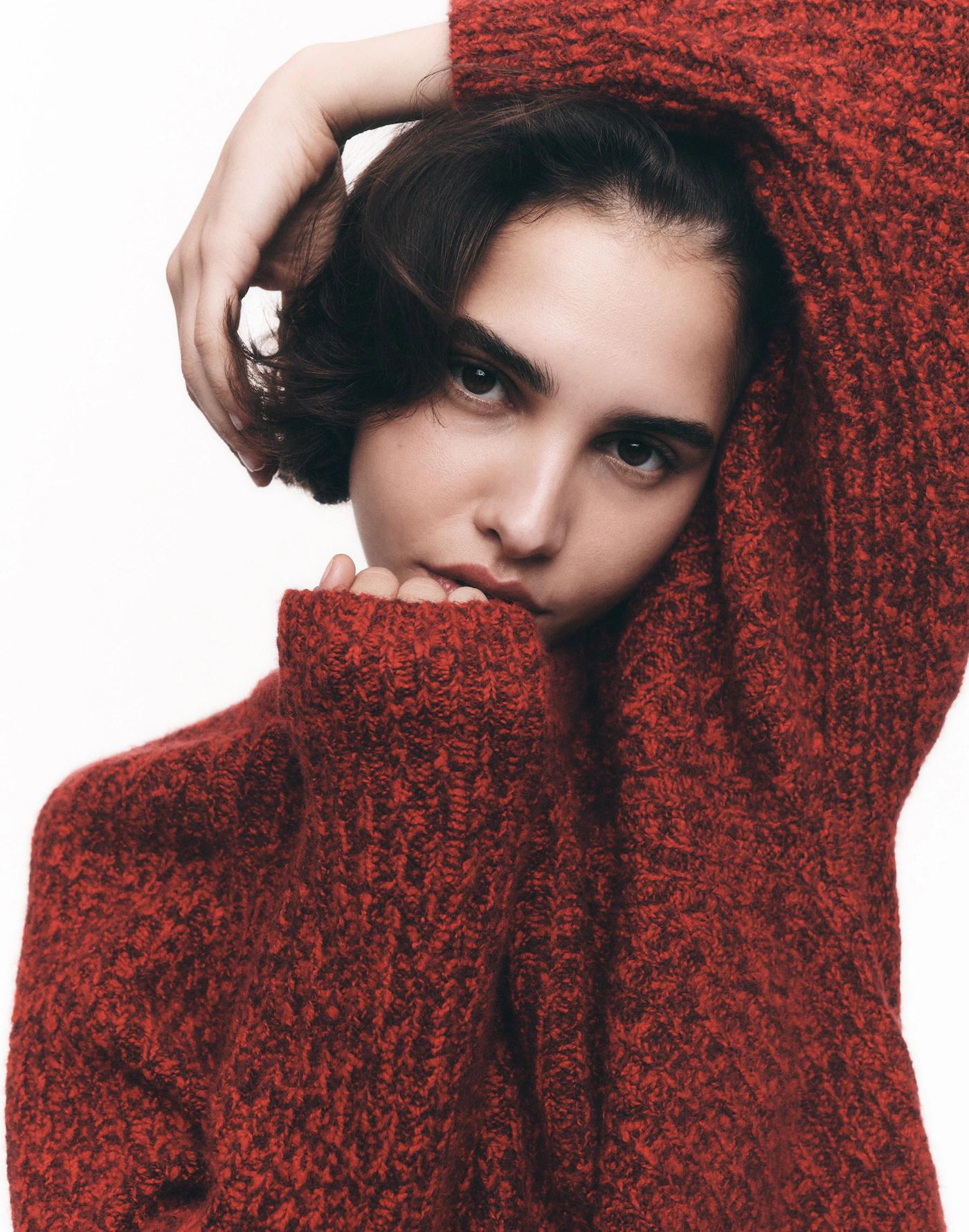 Ribbed Cotton-Blend Sweater Product Image