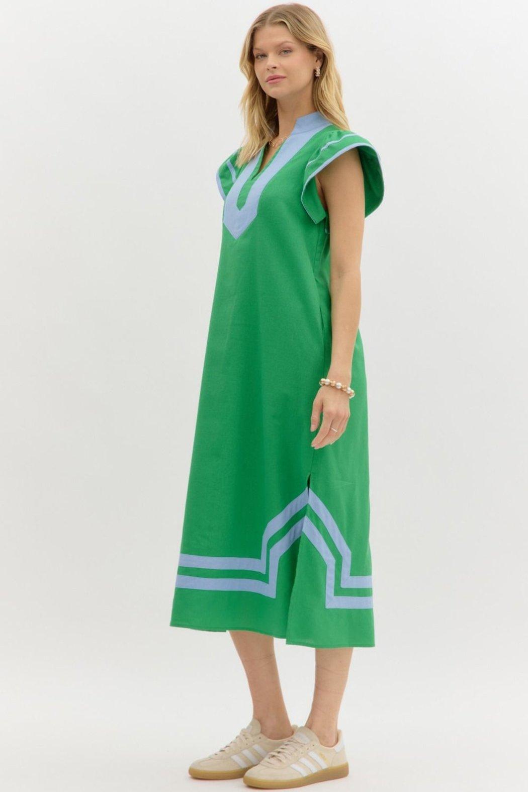 Emerald Tide Dress Product Image