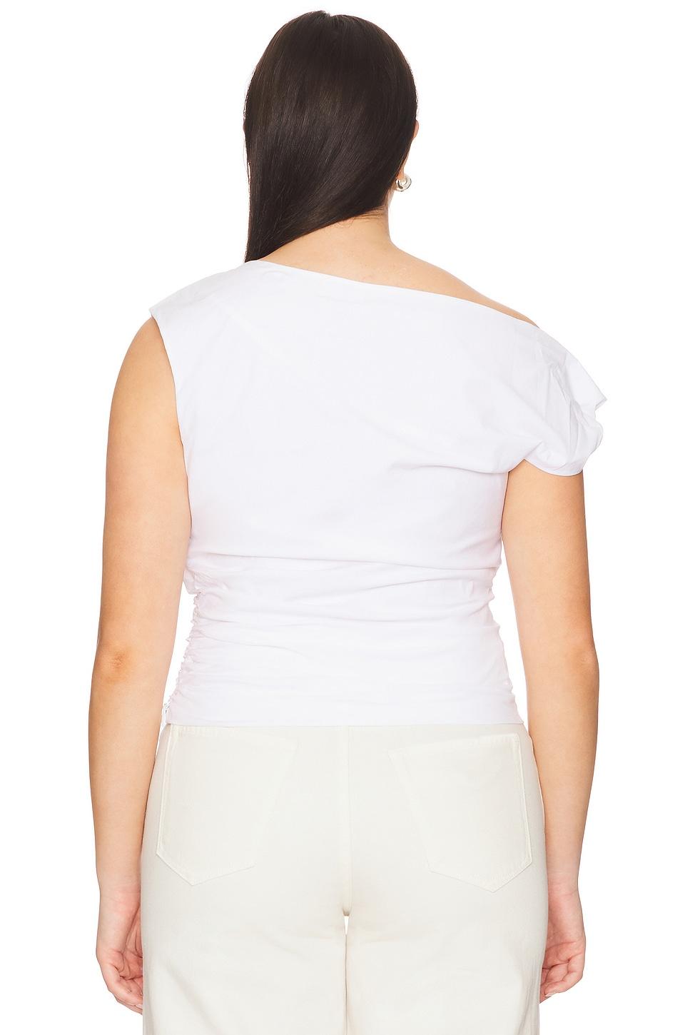 Poplin Off Shoulder Top Good American Product Image