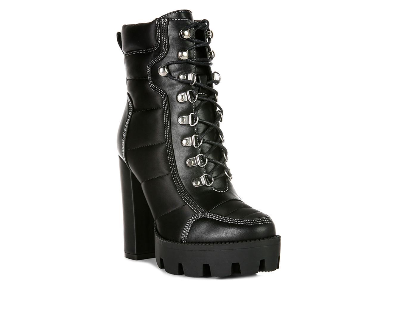 Women's London Rag Scotch Lace Up Heeled Booties Product Image