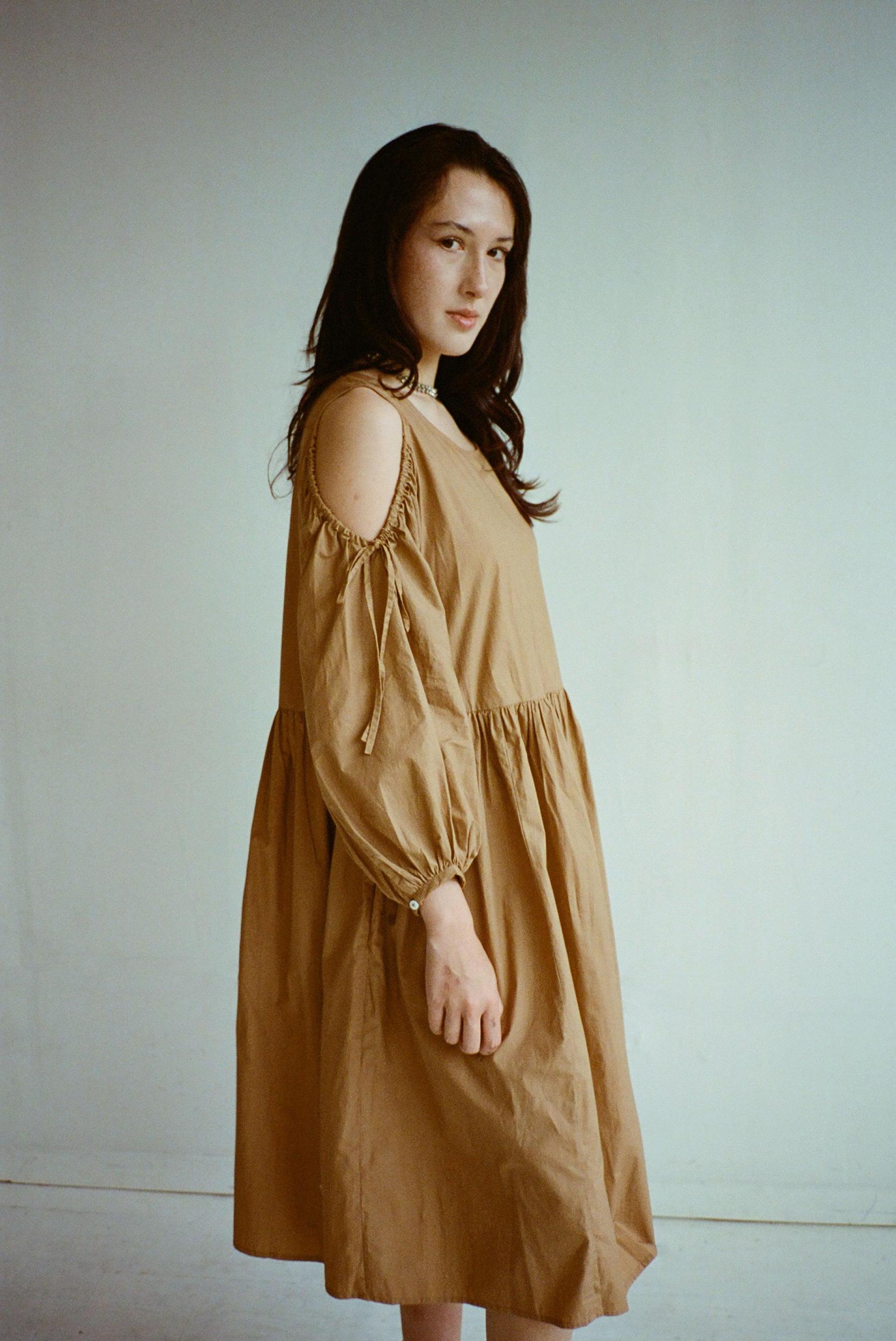 Amber Dress - Iced Coffee Product Image