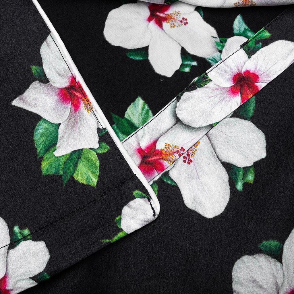 Howard Hawaiian Silk Shirt - Black Male Product Image