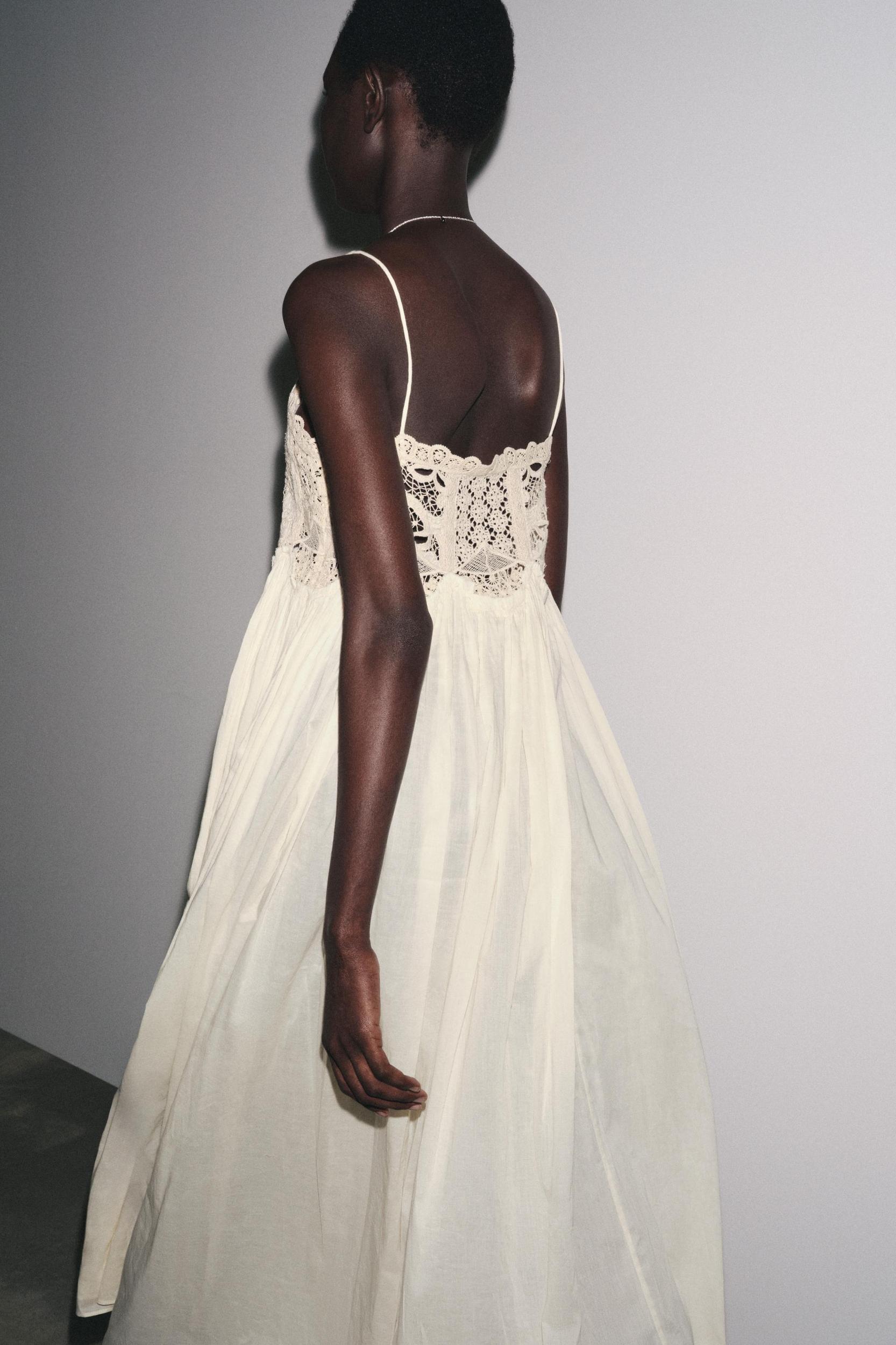 ZW COLLECTION CROCHET STRAP DRESS Product Image