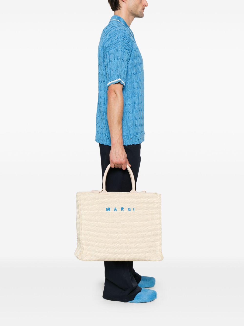 logo-embroidered tote bag Product Image