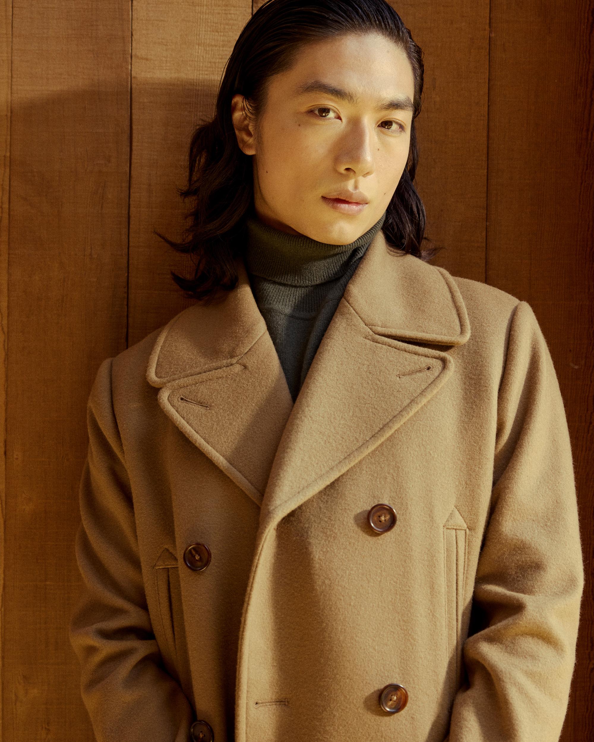 Quince | Men's Mongolian Cashmere Turtleneck Sweater Size XL Product Image