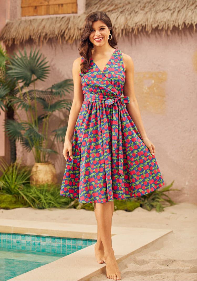 Instant Energy Faux-Wrap Dress Product Image