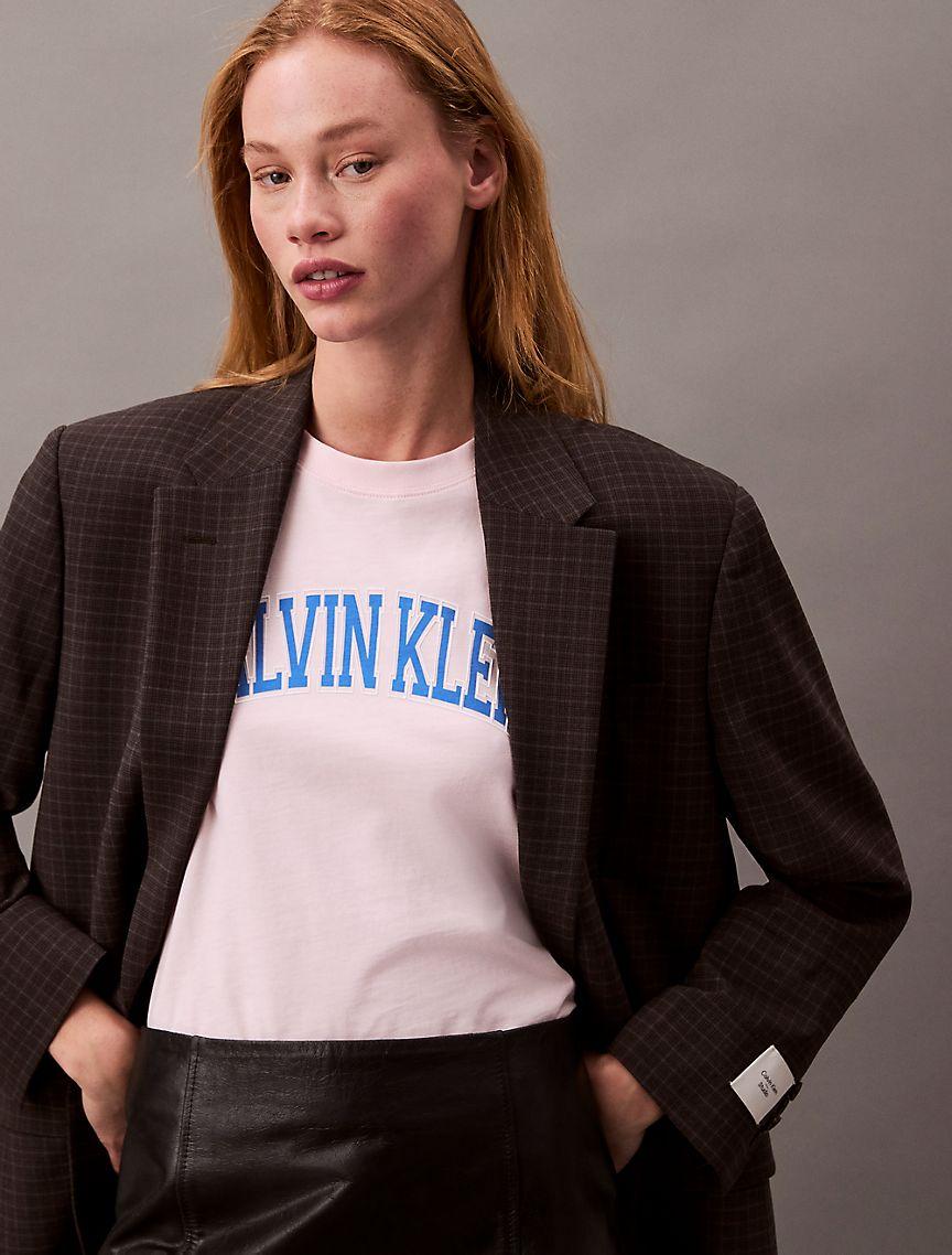 Boxy Varsity Logo T-Shirt Product Image