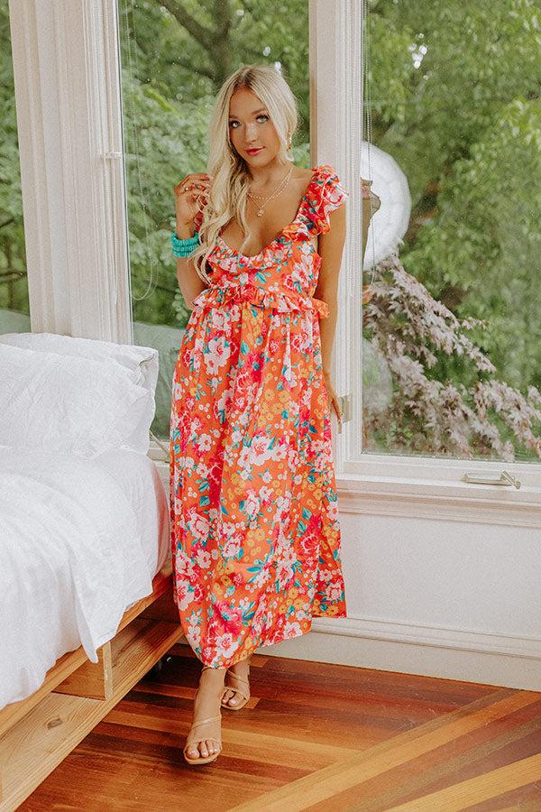 Tell Me I'm Dreaming Floral Midi Product Image