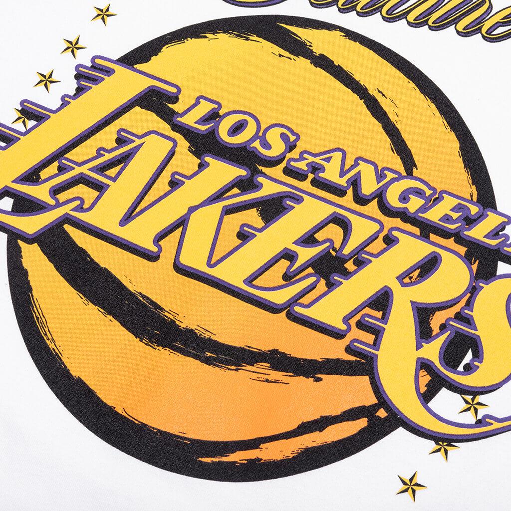 FEATURE x Los Angeles Lakers Baller Tee - White Male Product Image