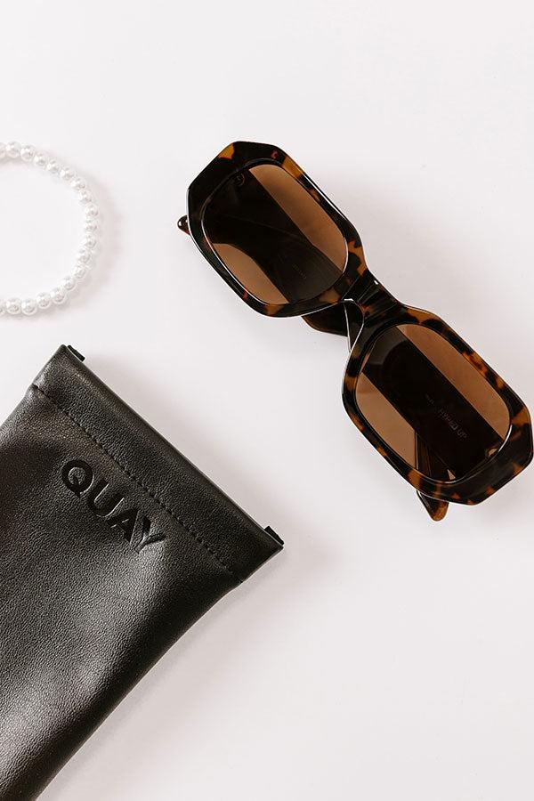 Quay Hyped Up Sunnies in Tortoiseshell Product Image