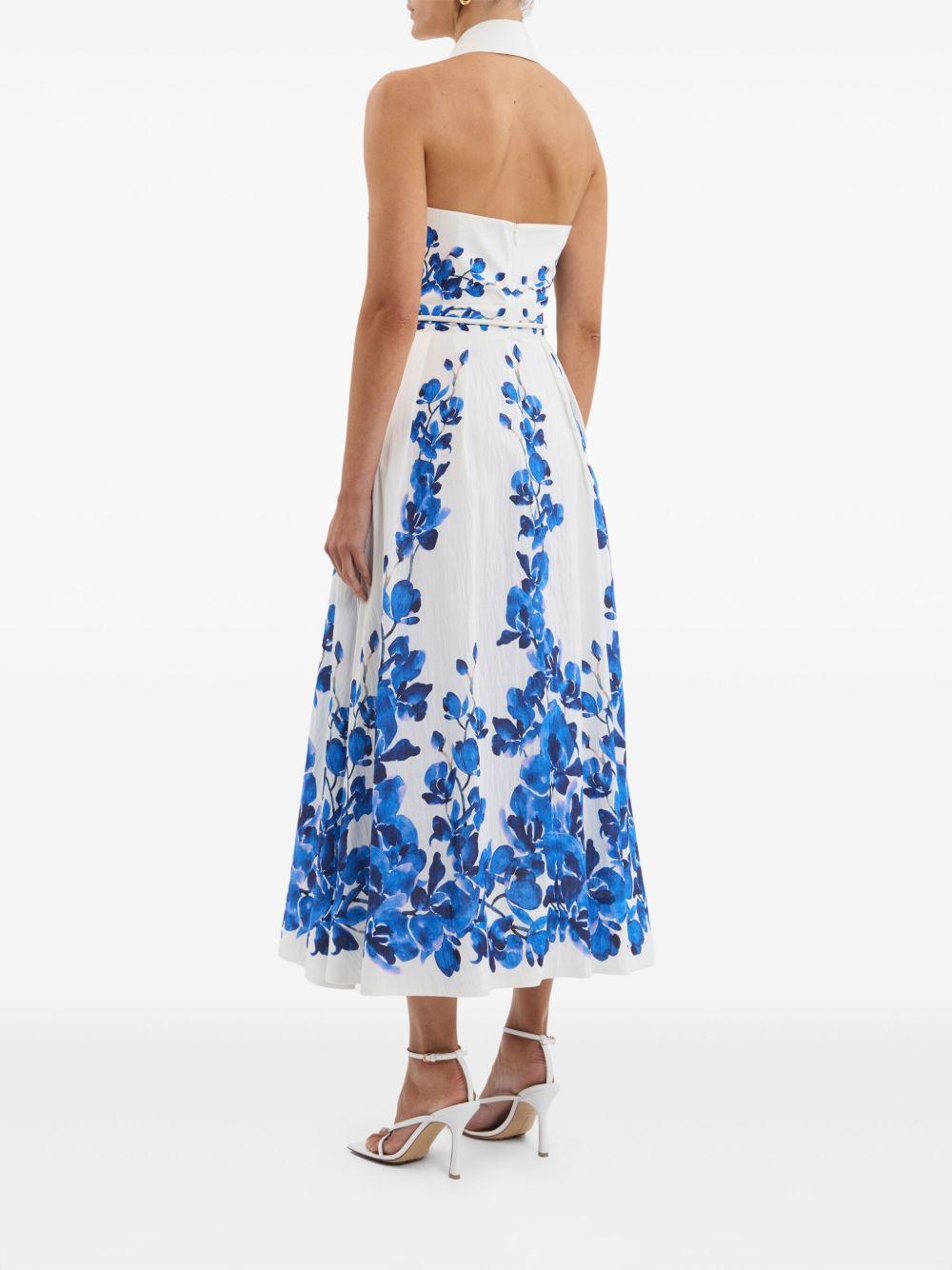 floral-motif midi dress Product Image