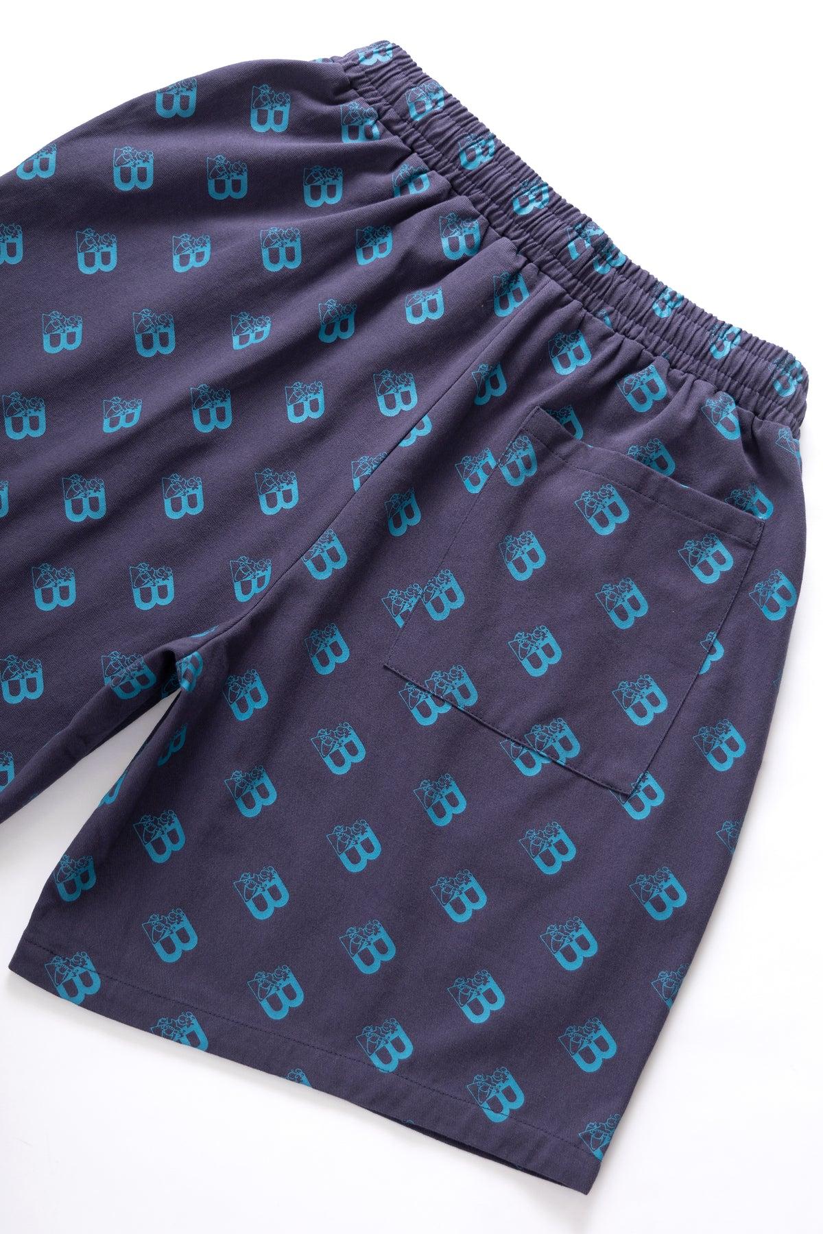 Blacksmith - All Over Grafter Shorts - Navy Product Image